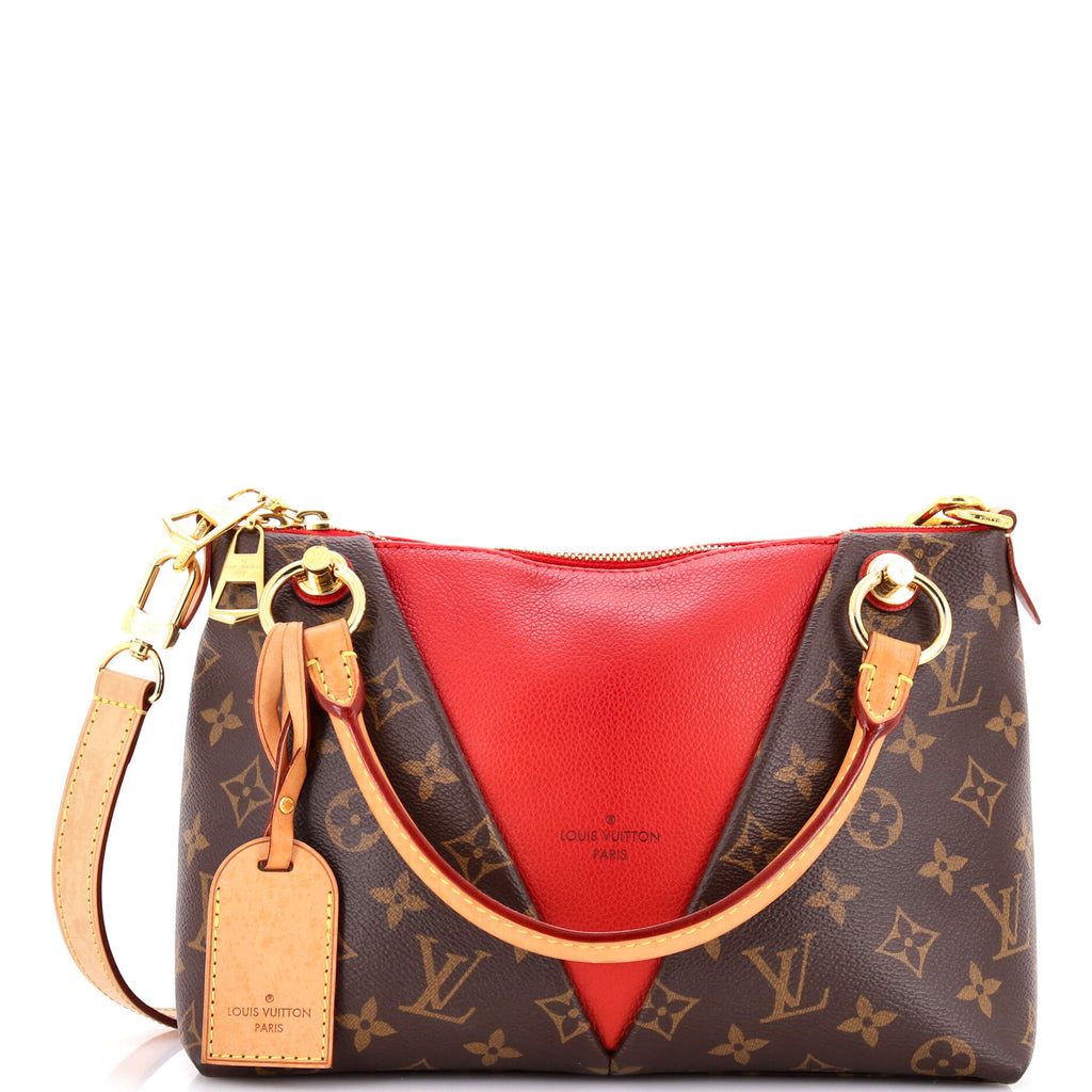 V Tote Monogram Canvas and Leather BB