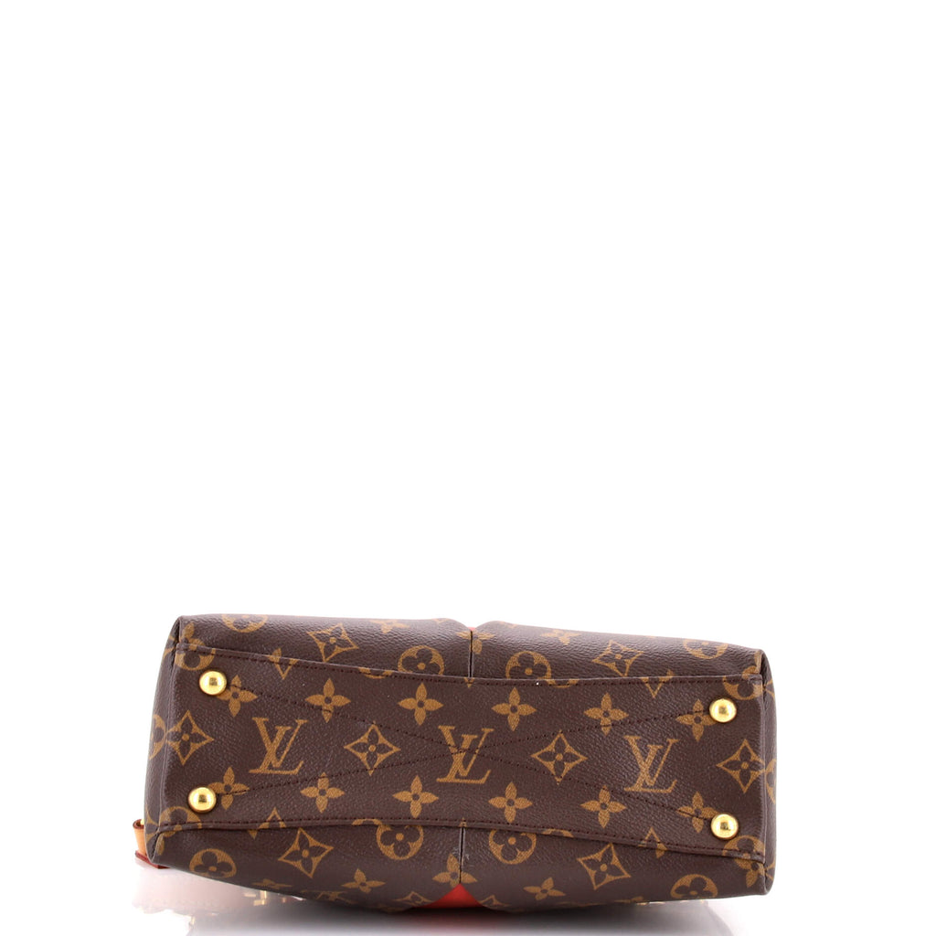 V Tote Monogram Canvas and Leather BB