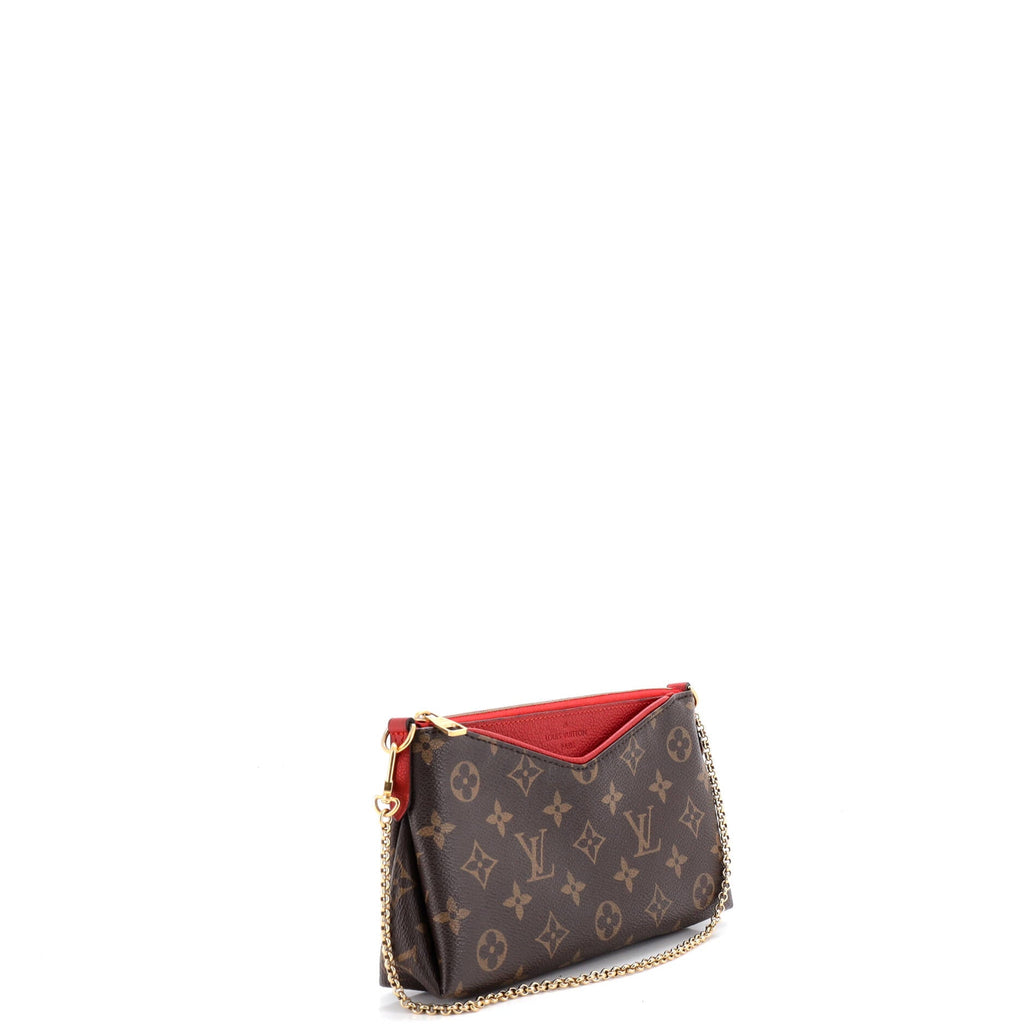 Pallas Clutch Monogram Canvas with Leather