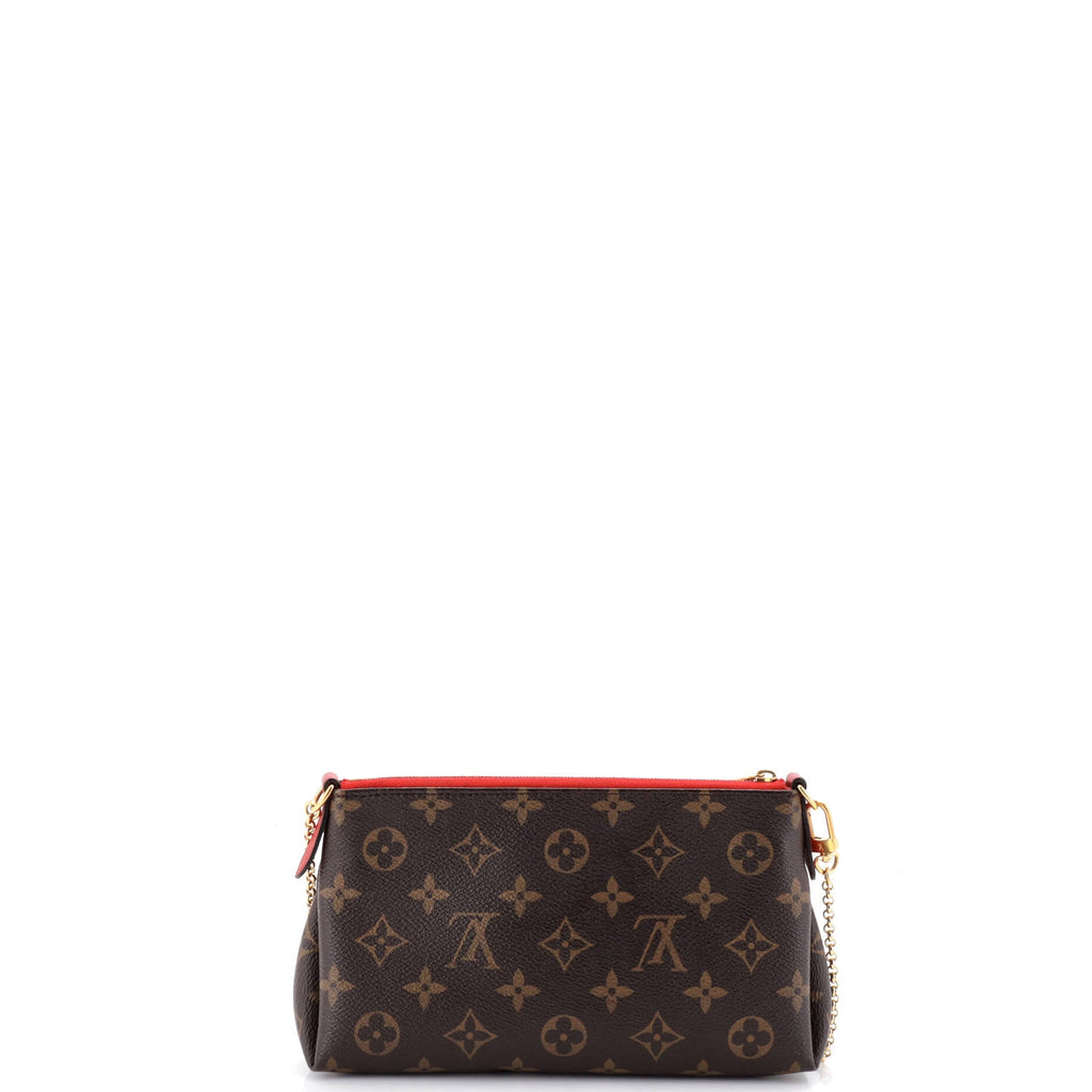 Pallas Clutch Monogram Canvas with Leather