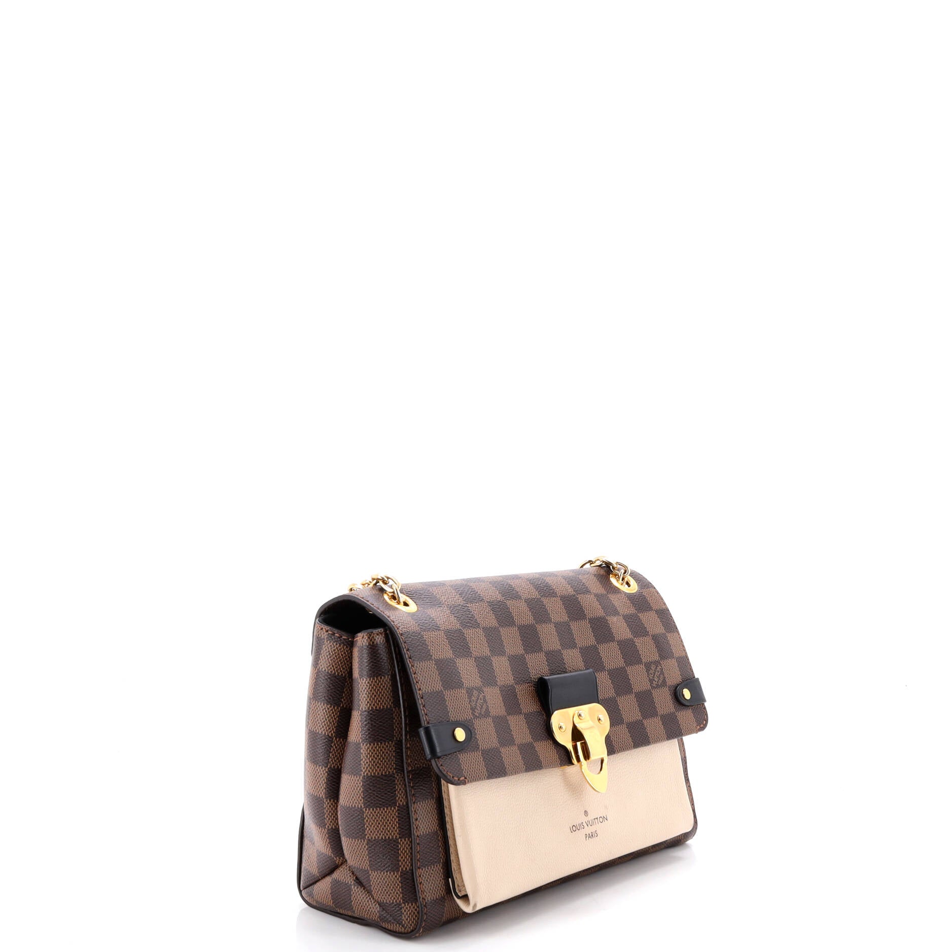 Vavin Handbag Damier with Leather PM