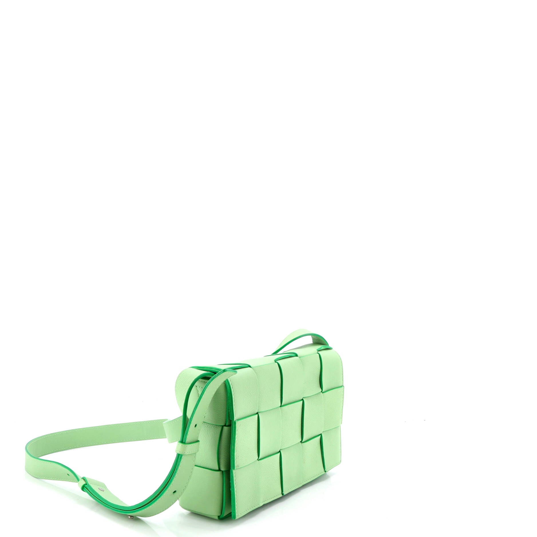 Cassette Crossbody Bag Maxi Intrecciato Leather