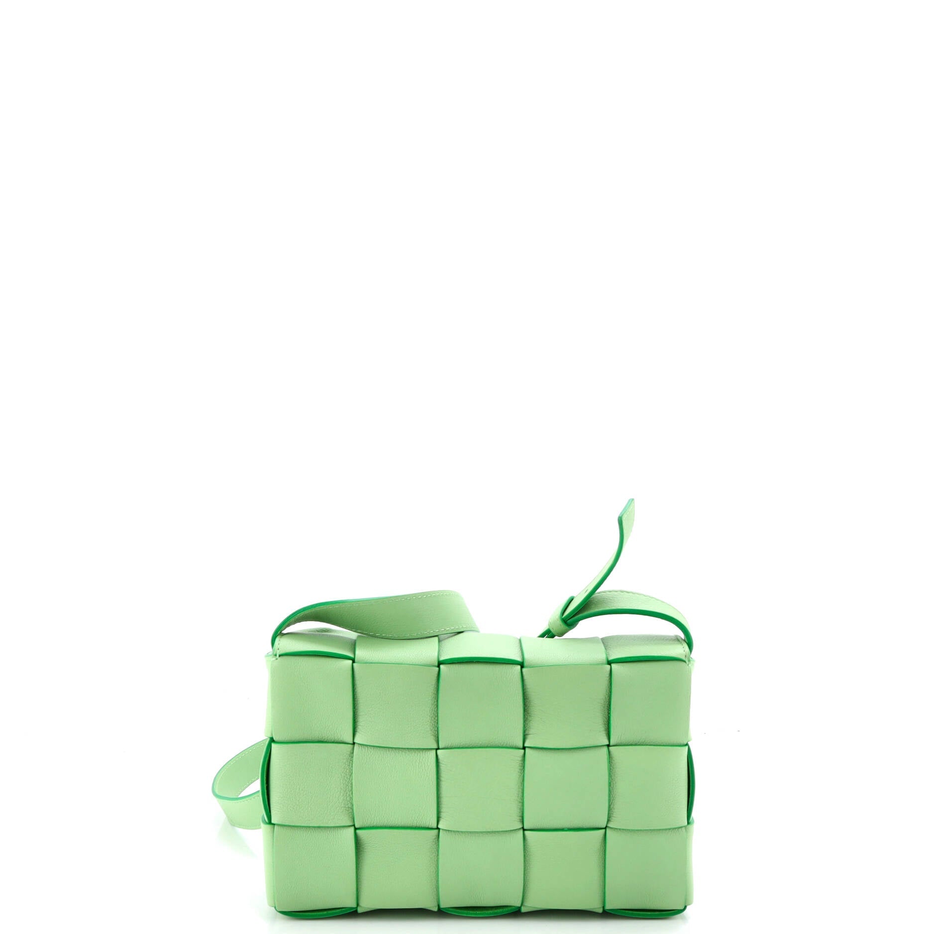 Cassette Crossbody Bag Maxi Intrecciato Leather