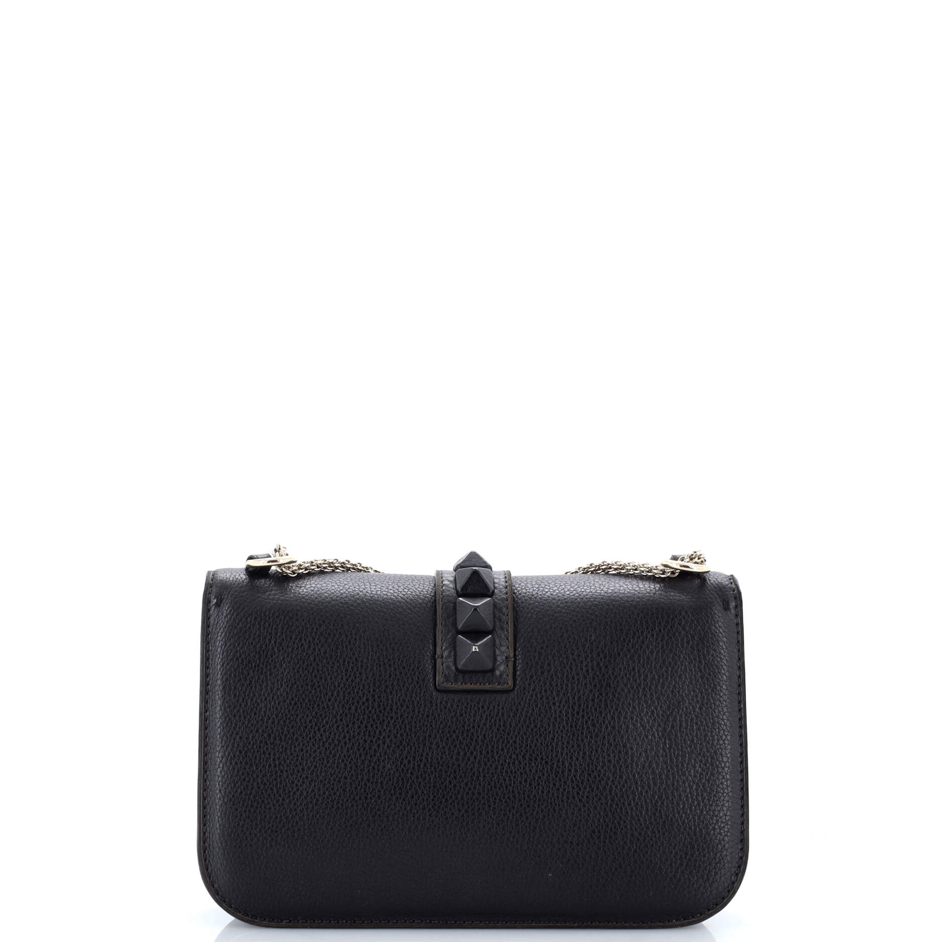 Glam Lock Shoulder Bag Leather Medium