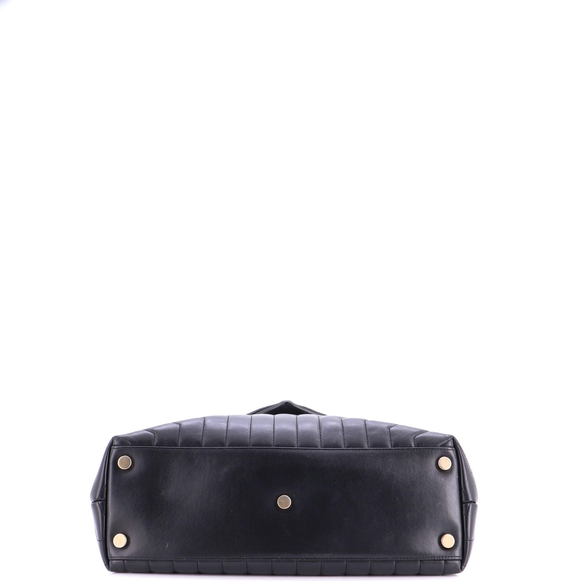Loulou Shoulder Bag Matelasse Chevron Leather Large