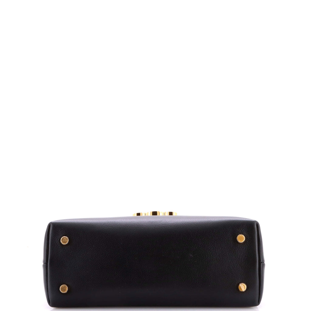 Nino Top Handle Bag Leather Medium