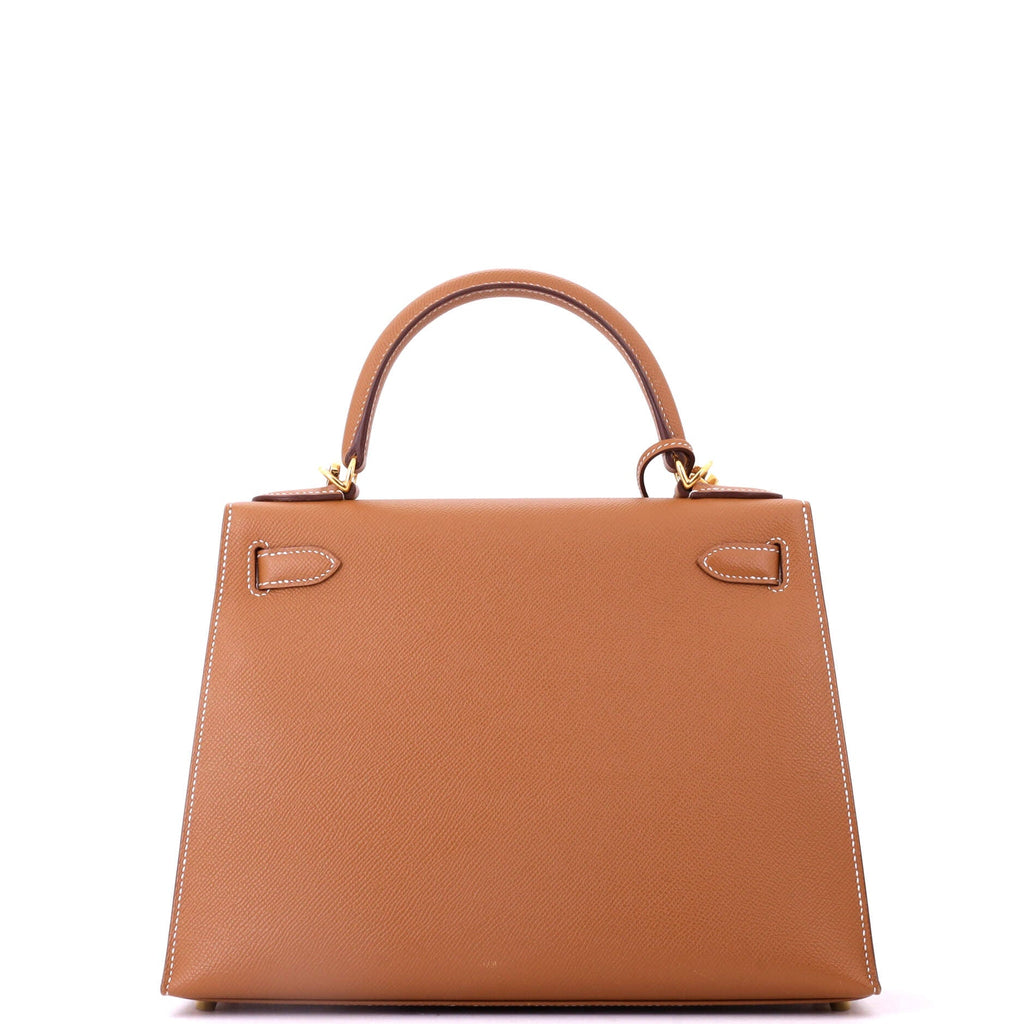 Kelly Handbag Gold Epsom with Gold Hardware 28