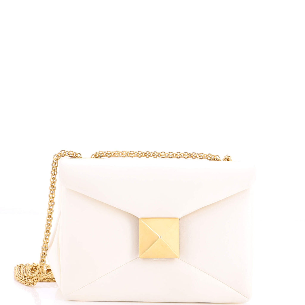 One Stud Chain Flap Bag Leather Small