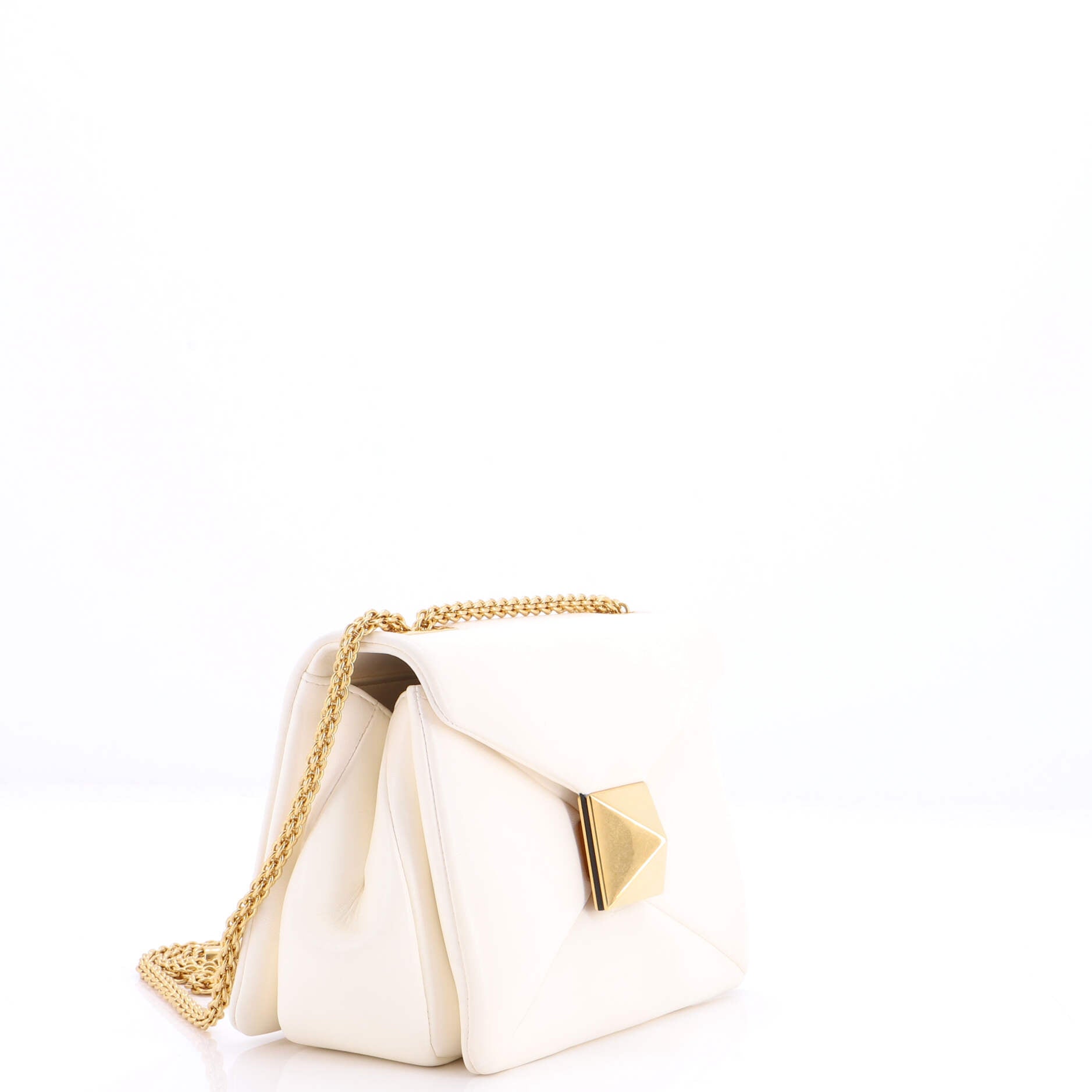 One Stud Chain Flap Bag Leather Small