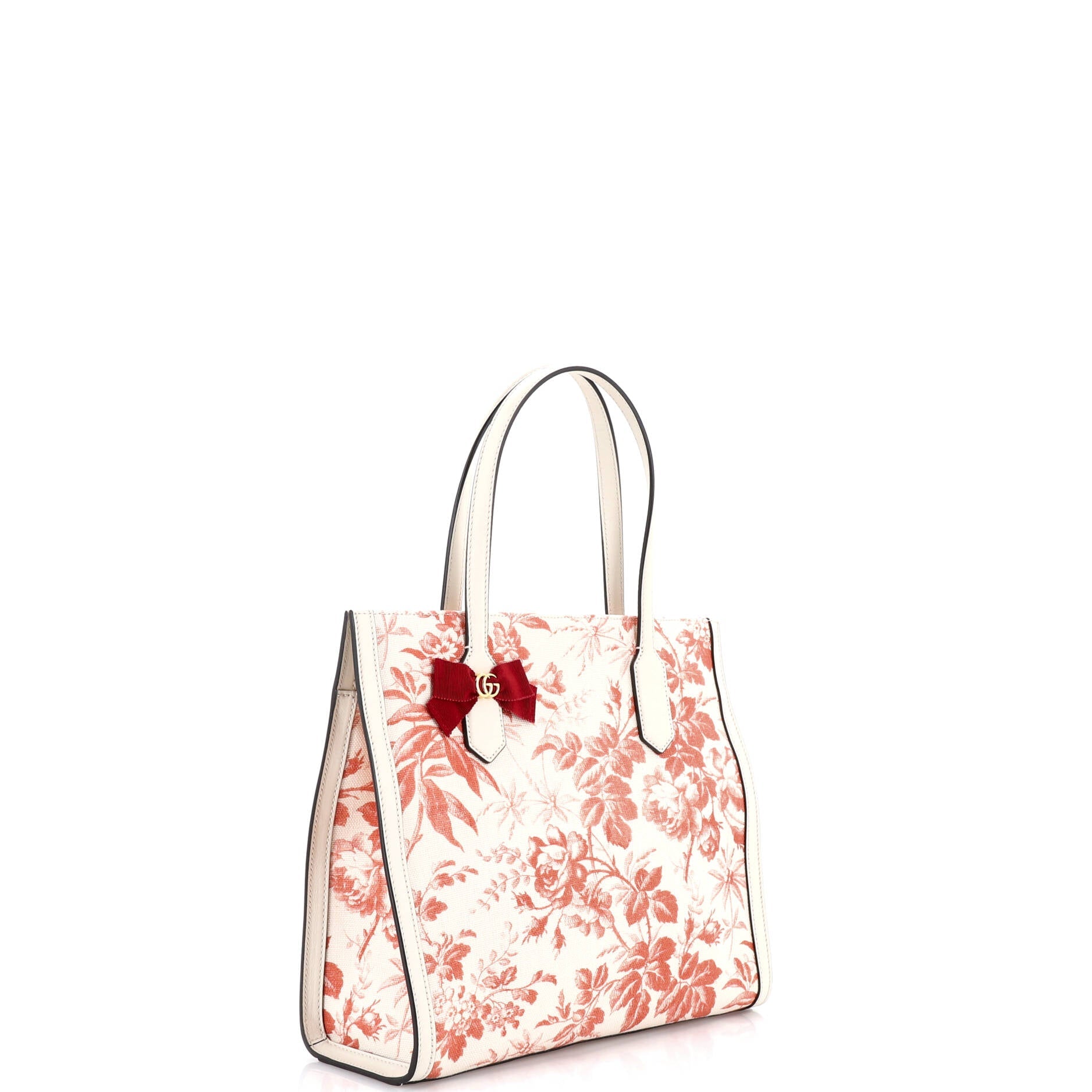 GG Ribbon Tote Coated Printed Canvas Medium