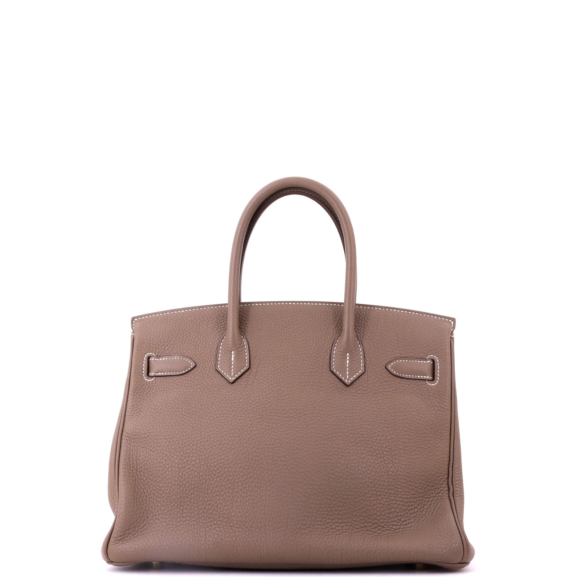 Birkin Handbag Grey Togo with Gold Hardware 30