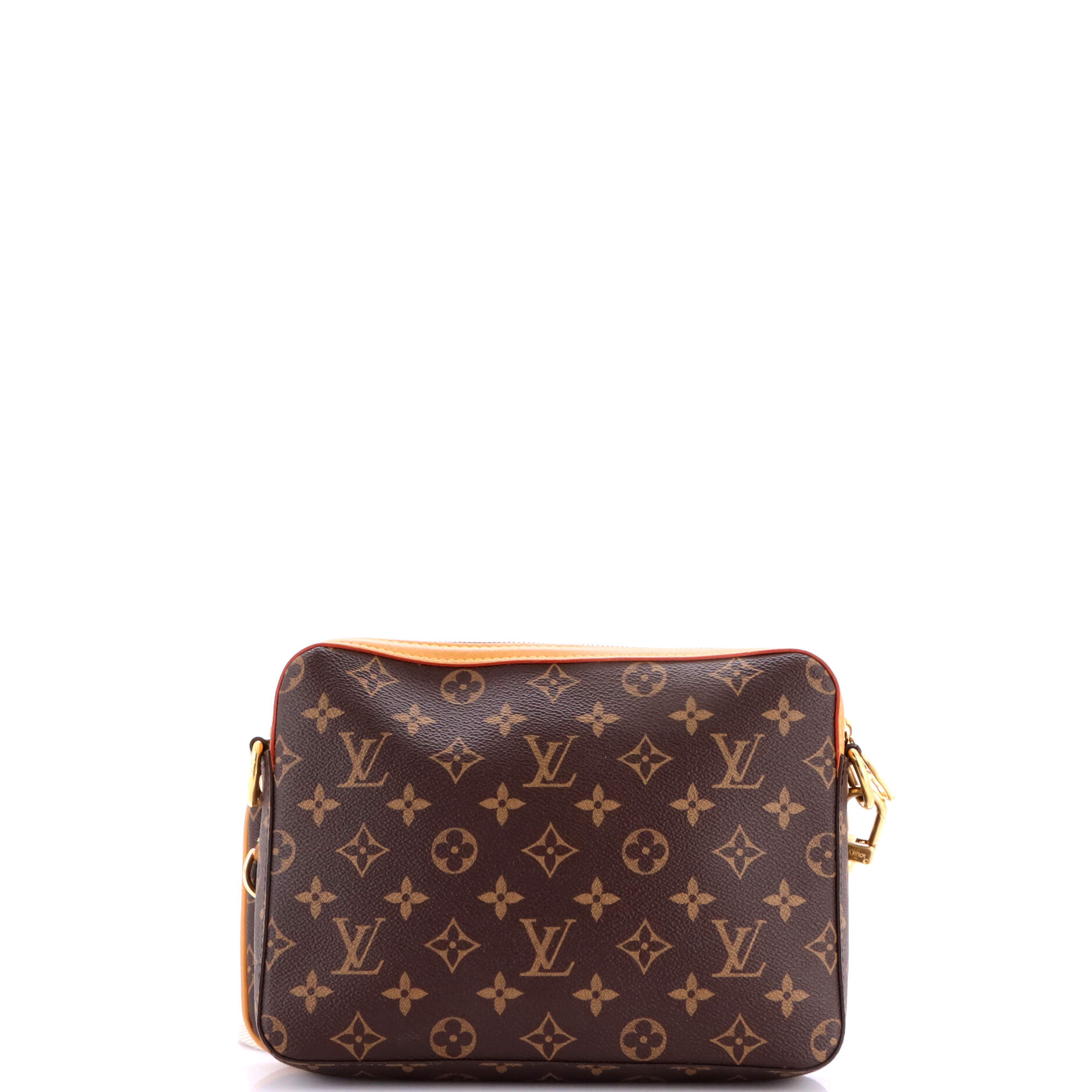 Nigo Trio Messenger Bag Limited Edition Stripes Monogram Canvas