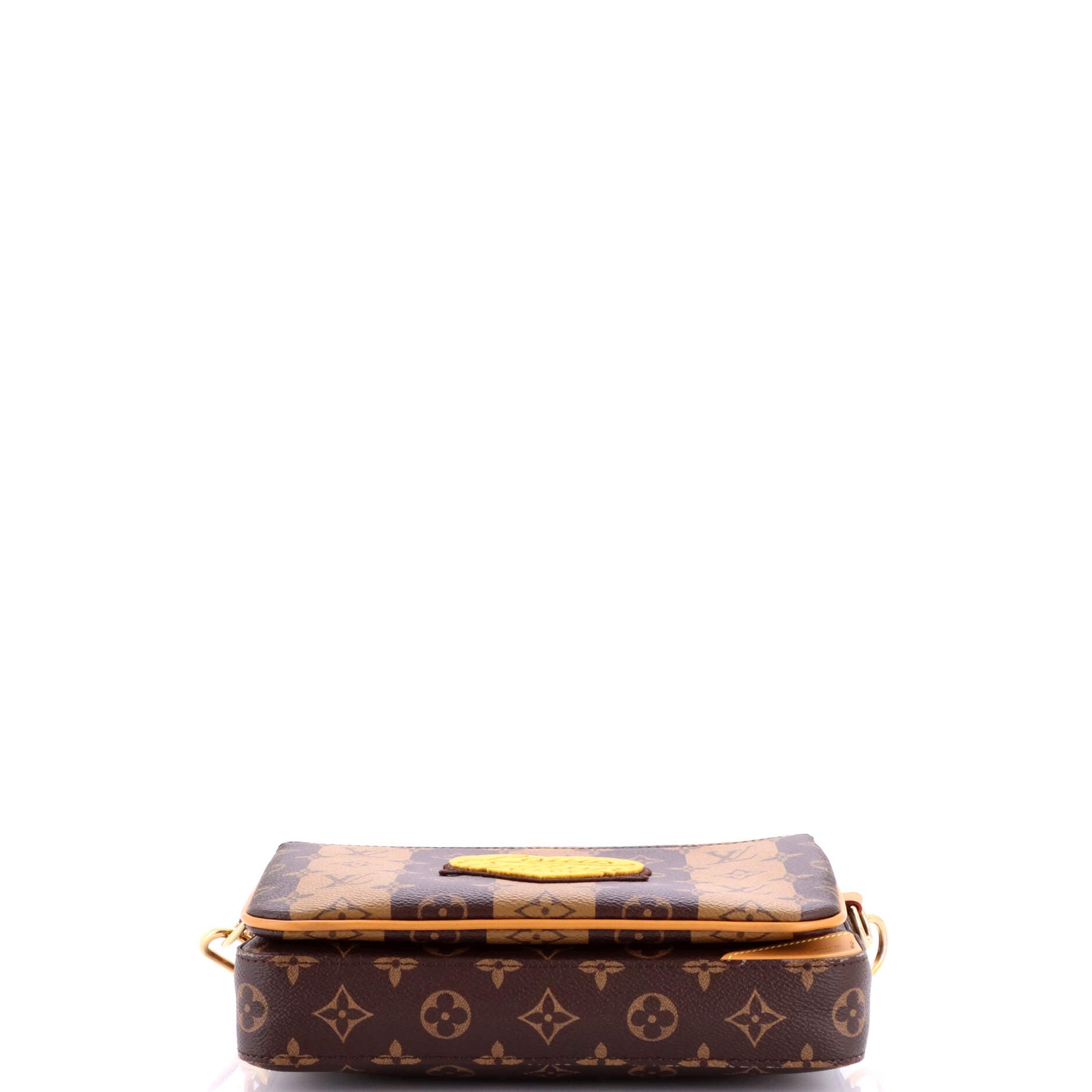 Nigo Trio Messenger Bag Limited Edition Stripes Monogram Canvas