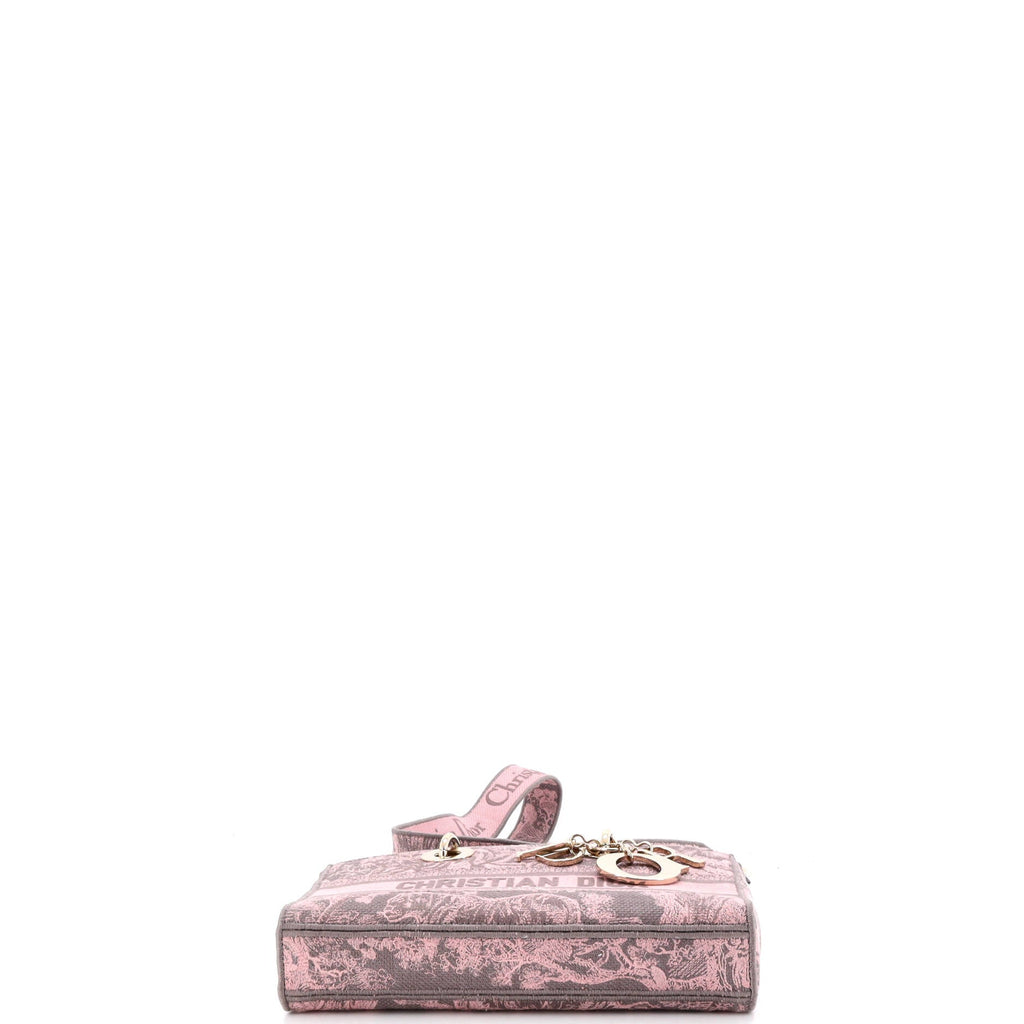 Lady D-Joy Bag Embroidered Canvas Medium
