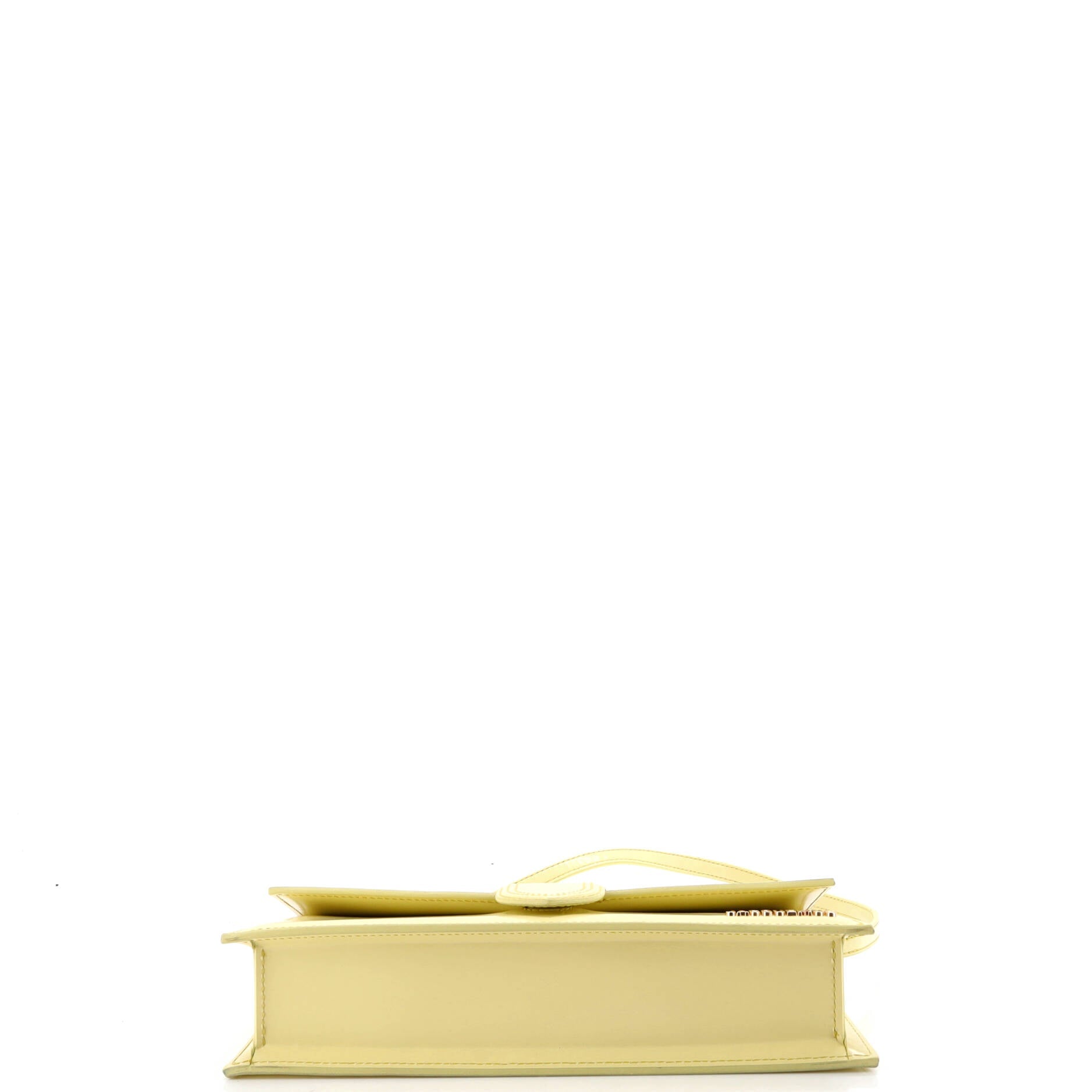 Le Bambino Top Handle Flap Bag Leather Long