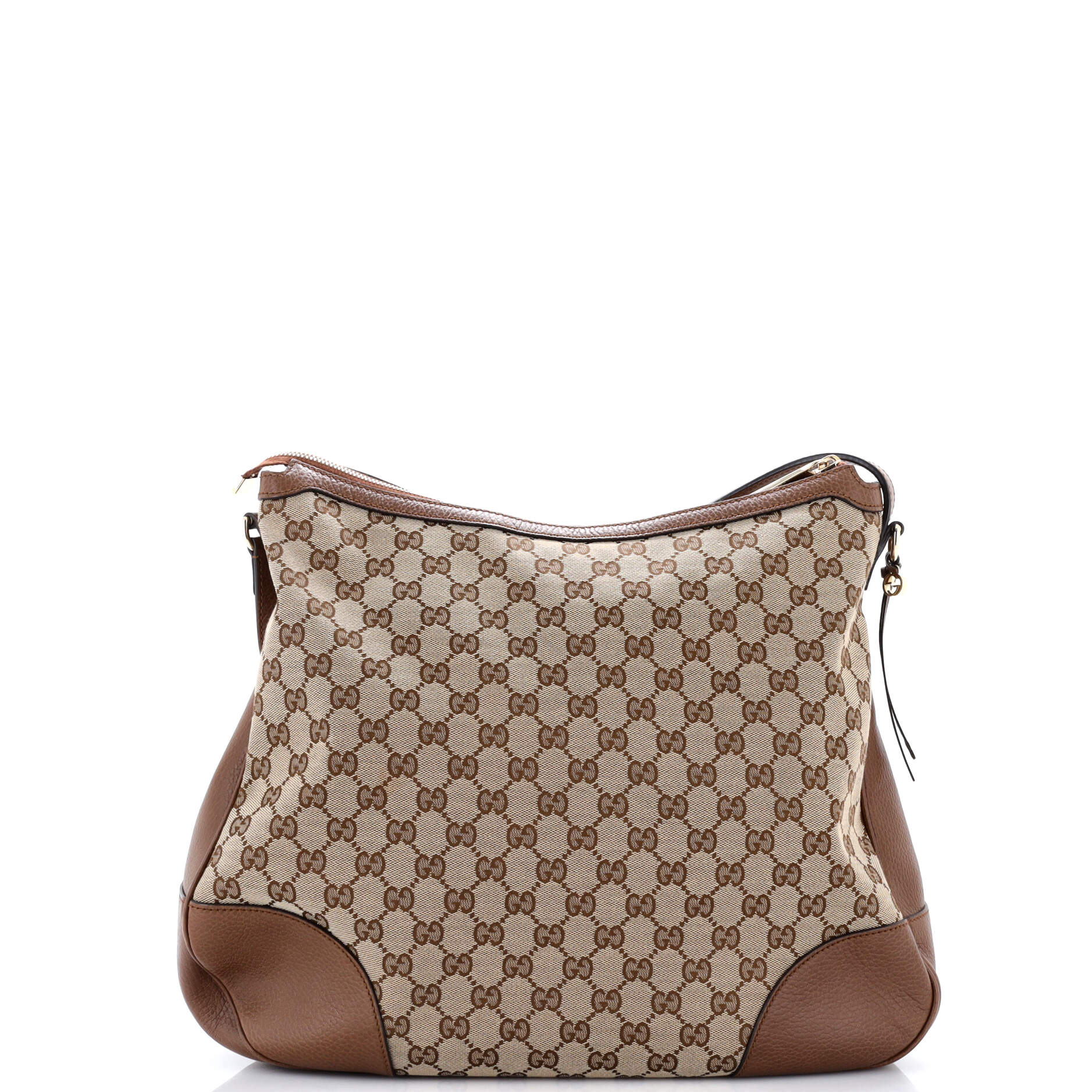 Bree Hobo GG Canvas with Leather Large