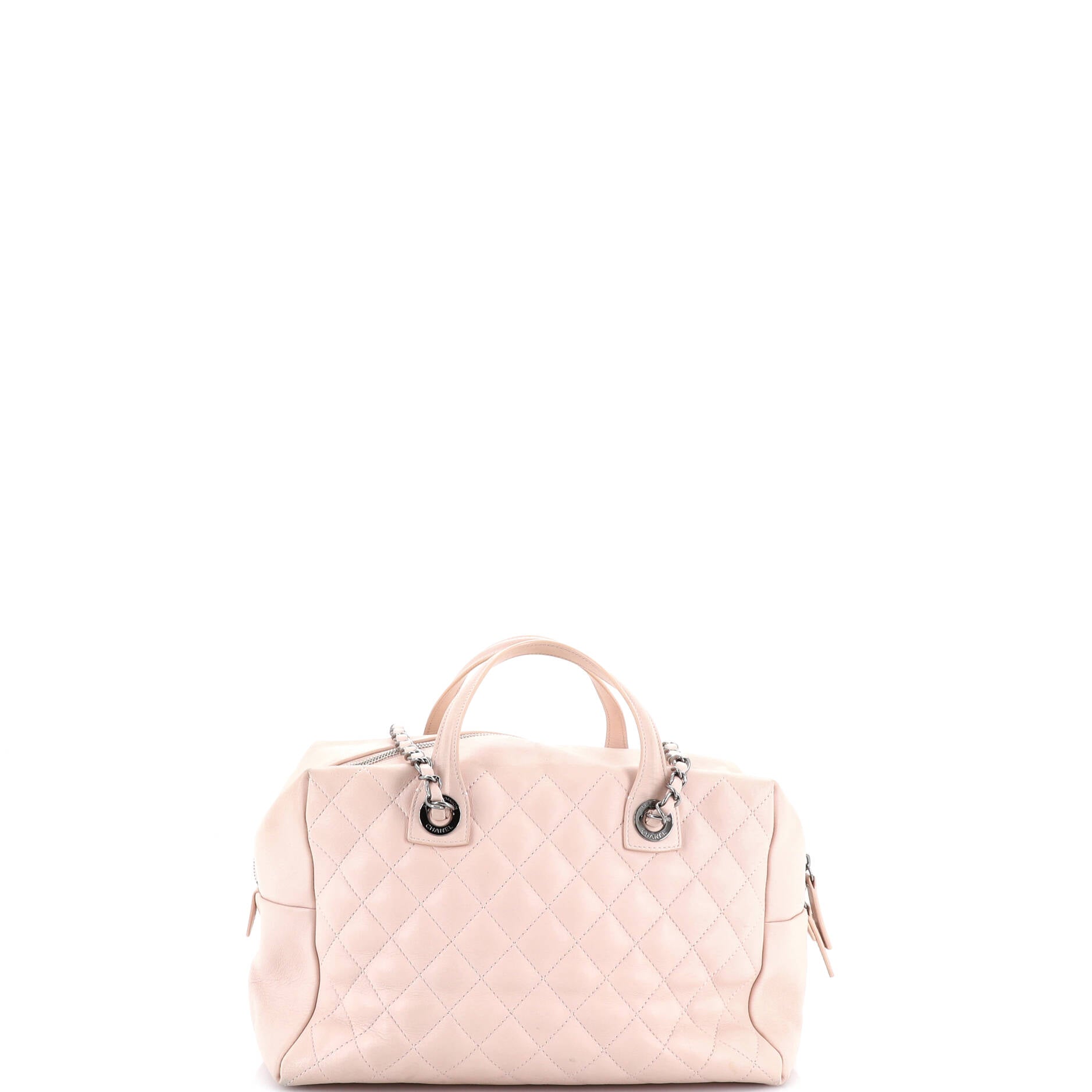 Feather Weight Bowling Bag Quilted Lambskin Medium
