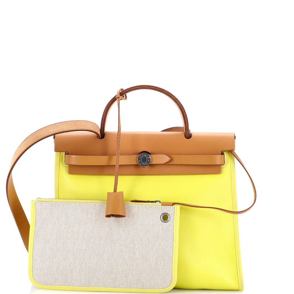 Herbag Zip Berline Vache Canvas and Leather 31