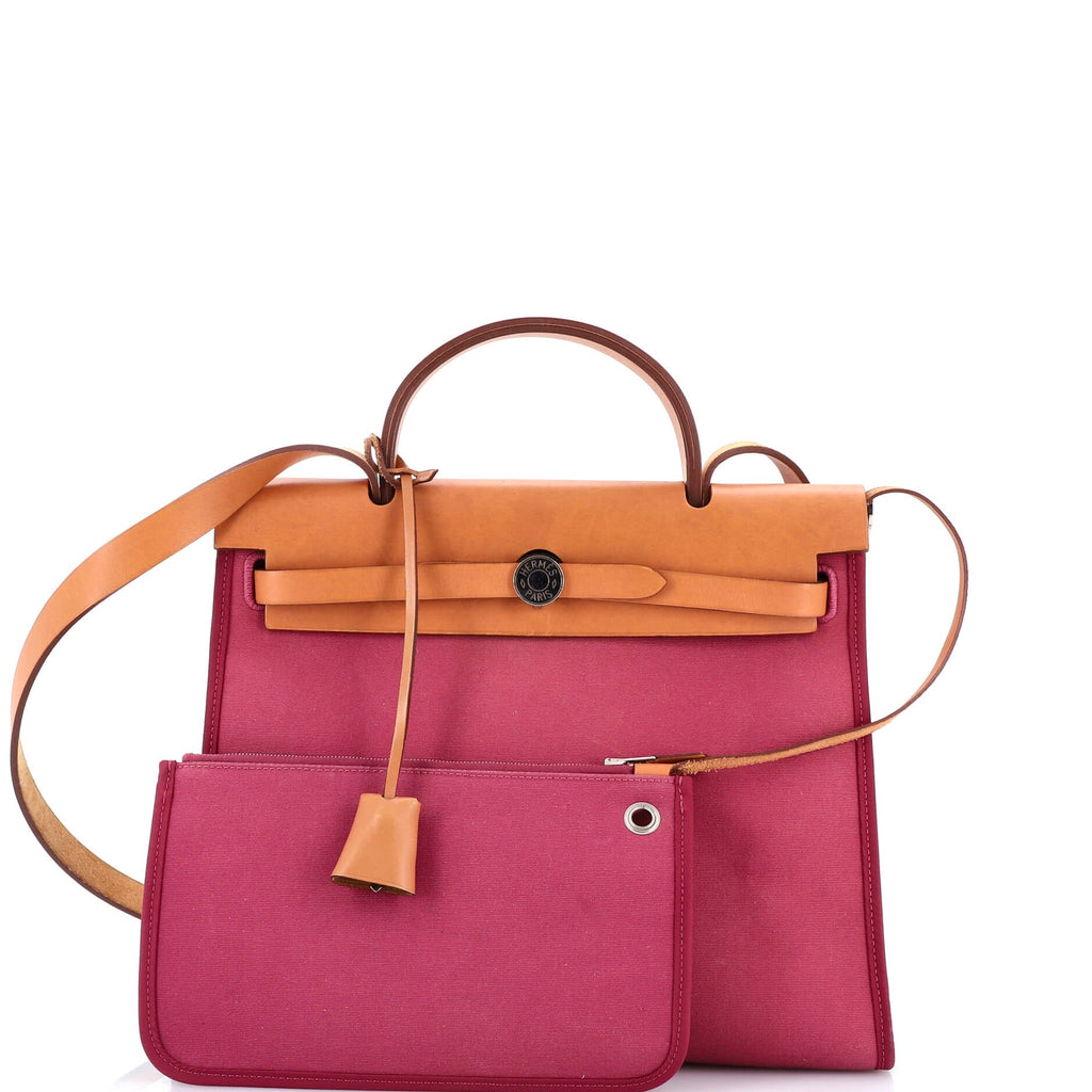 Herbag Zip Leather and Toile 31