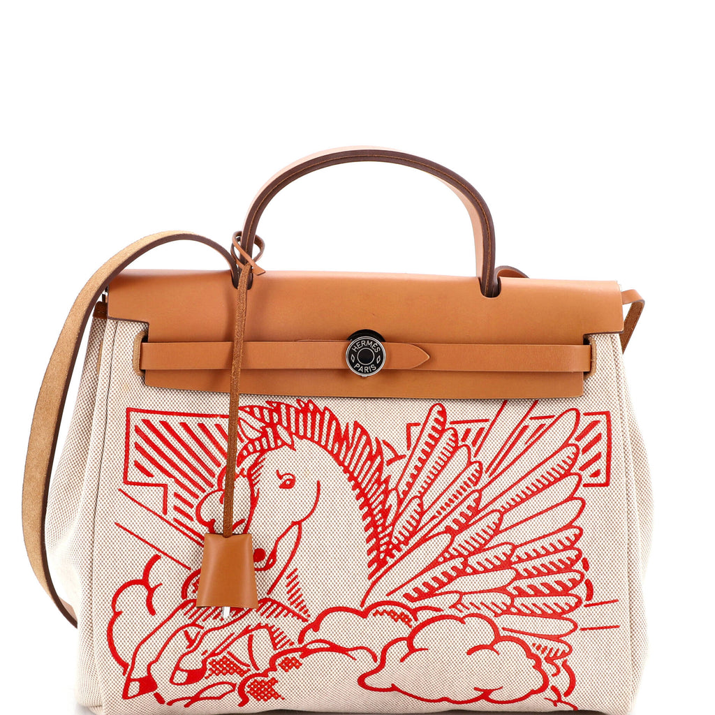 Herbag Zip Pegase Pop Toile and Leather 31
