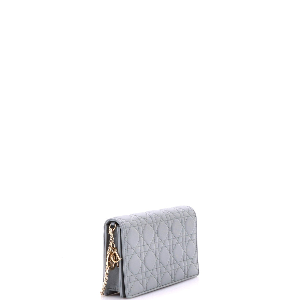 Lady Dior Chain Pouch Cannage Quilt Lambskin