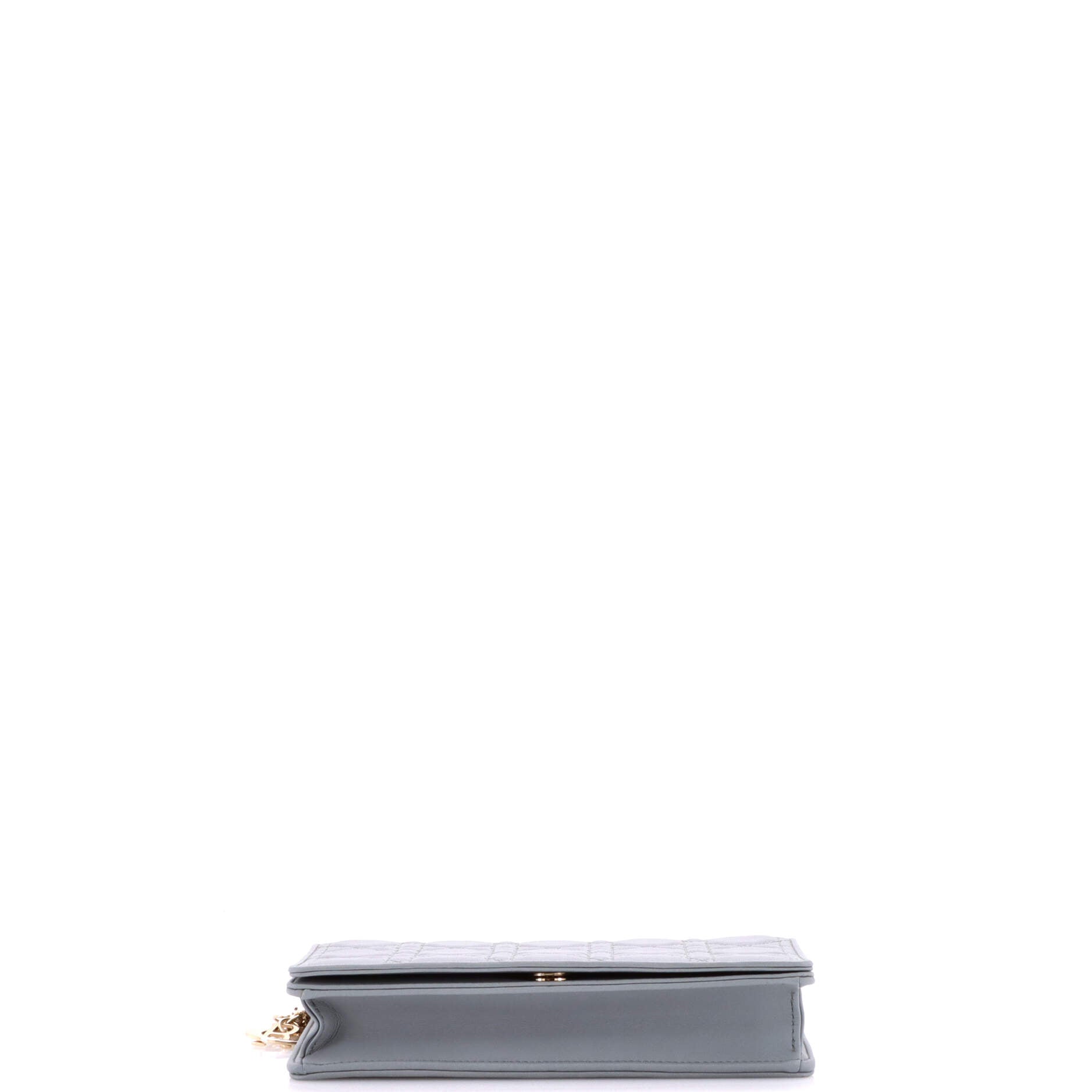 Lady Dior Chain Pouch Cannage Quilt Lambskin