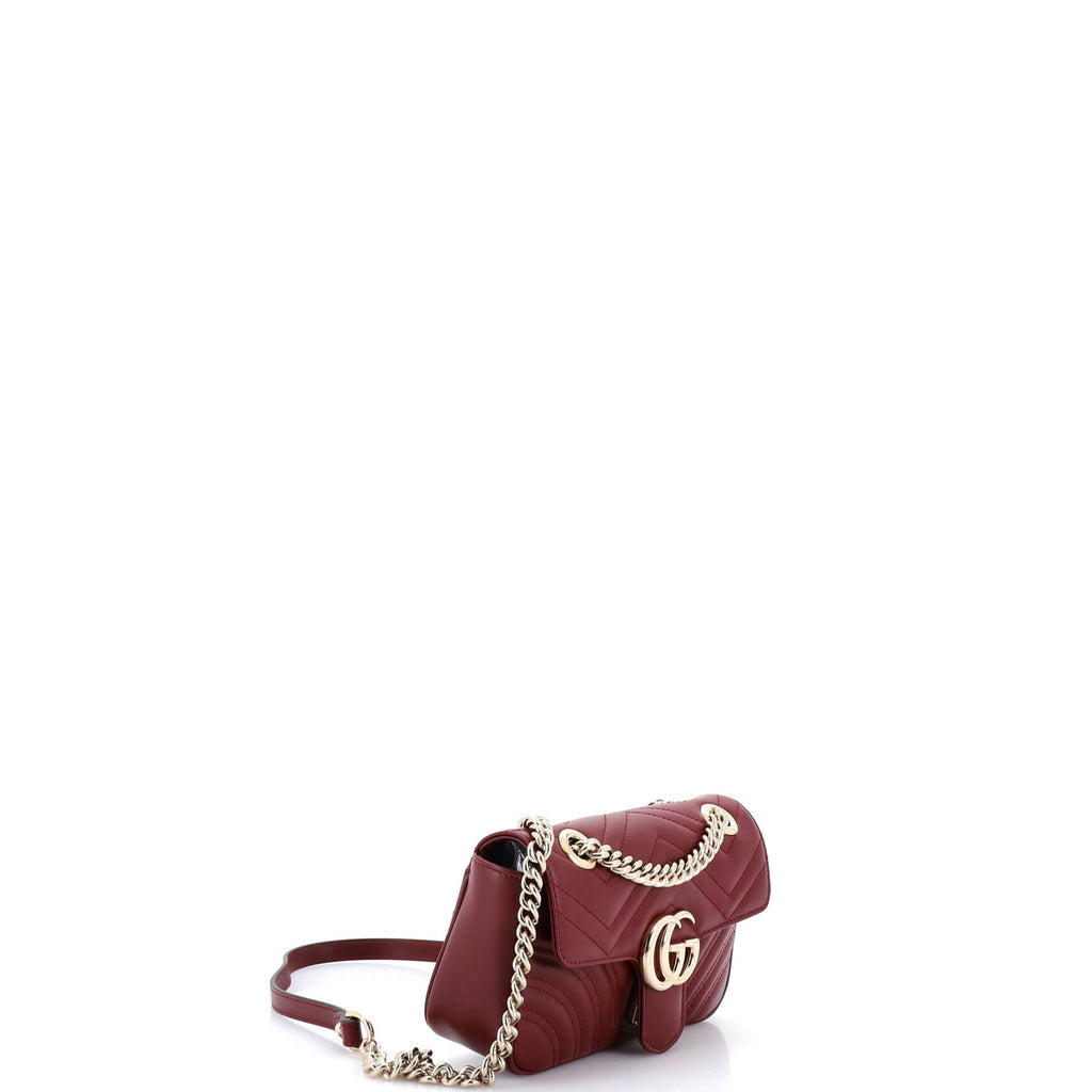 GG Marmont Flap Bag Matelasse Leather Mini
