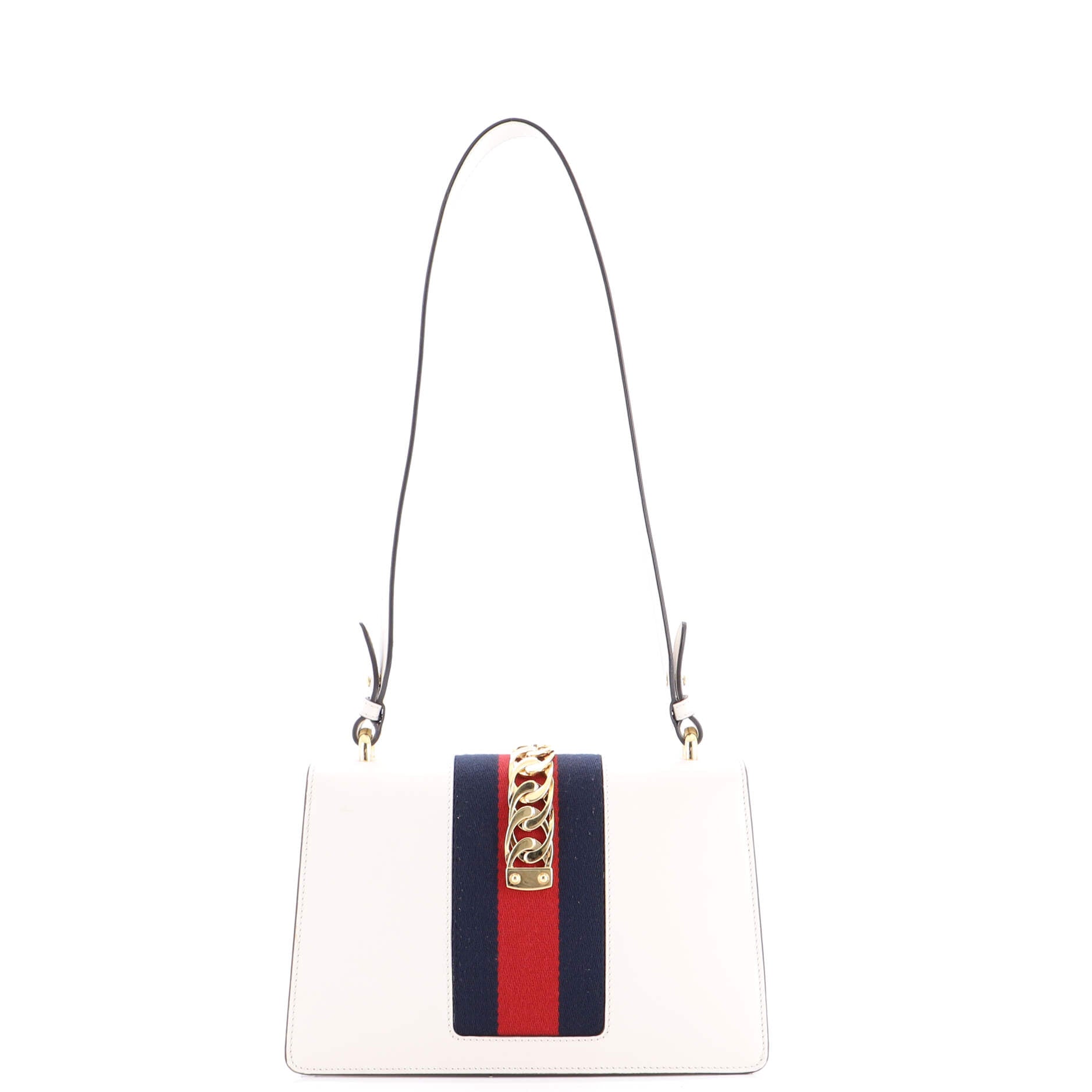 Sylvie Shoulder Bag Embroidered Leather Small