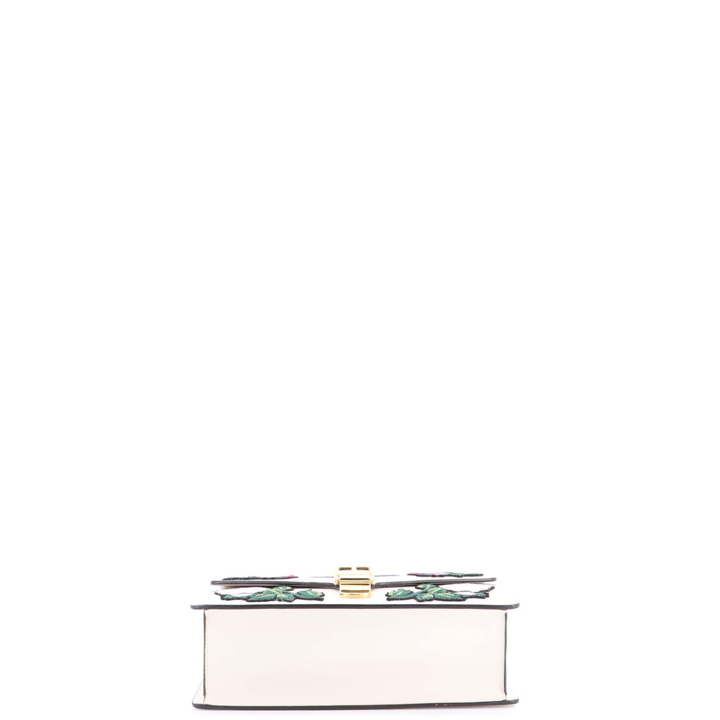 Sylvie Shoulder Bag Embroidered Leather Small