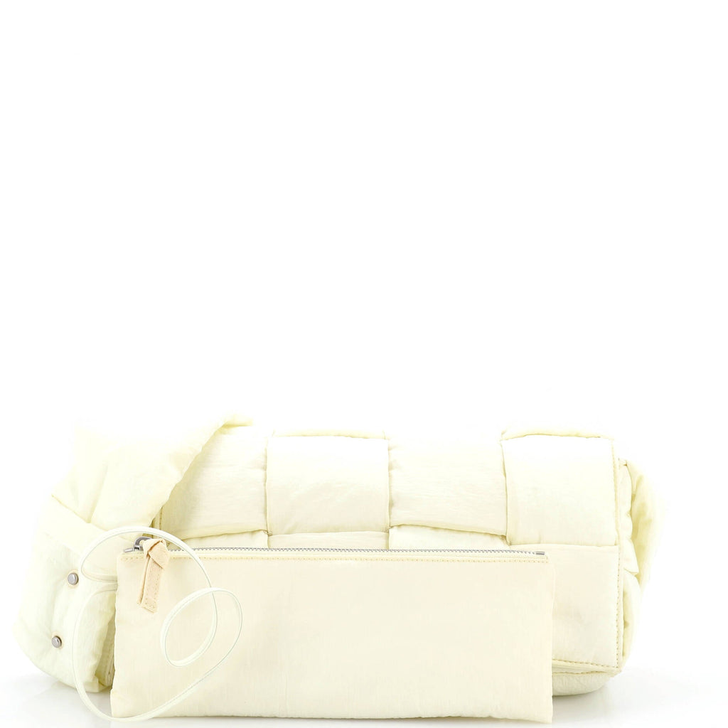 Padded Tech Cassette Crossbody Bag Intrecciato Nylon