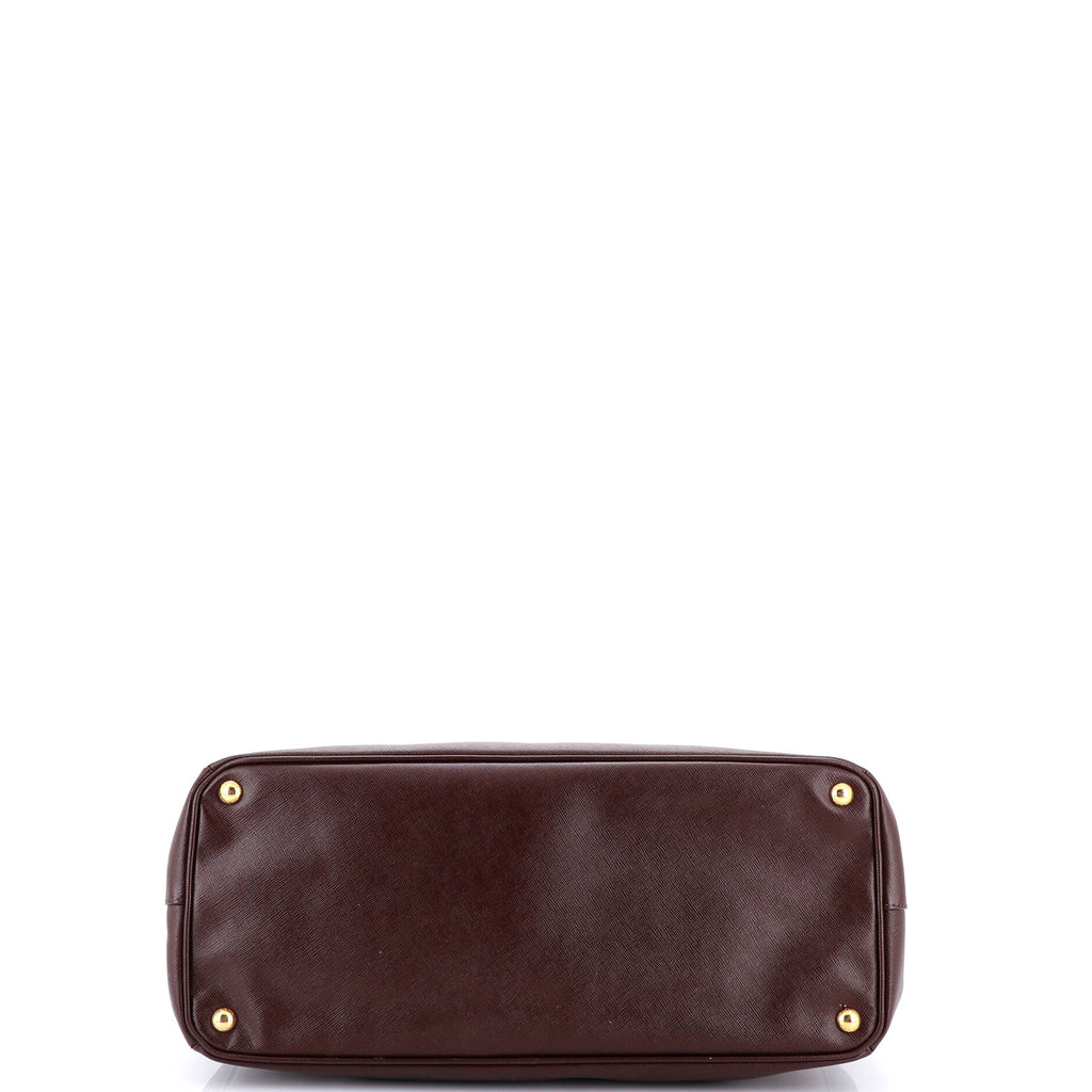 Double Zip Lux Tote Saffiano Leather XL