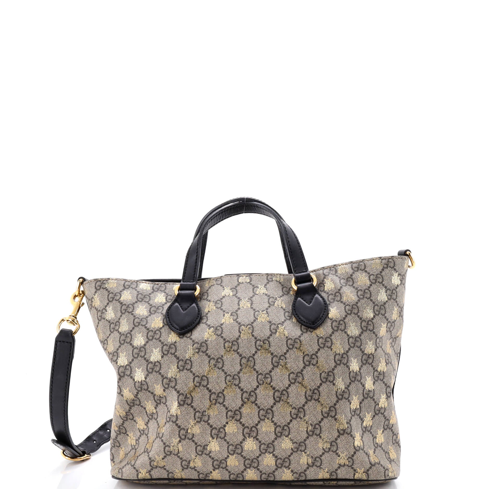 Convertible Soft Tote Printed GG Coated Canvas Small