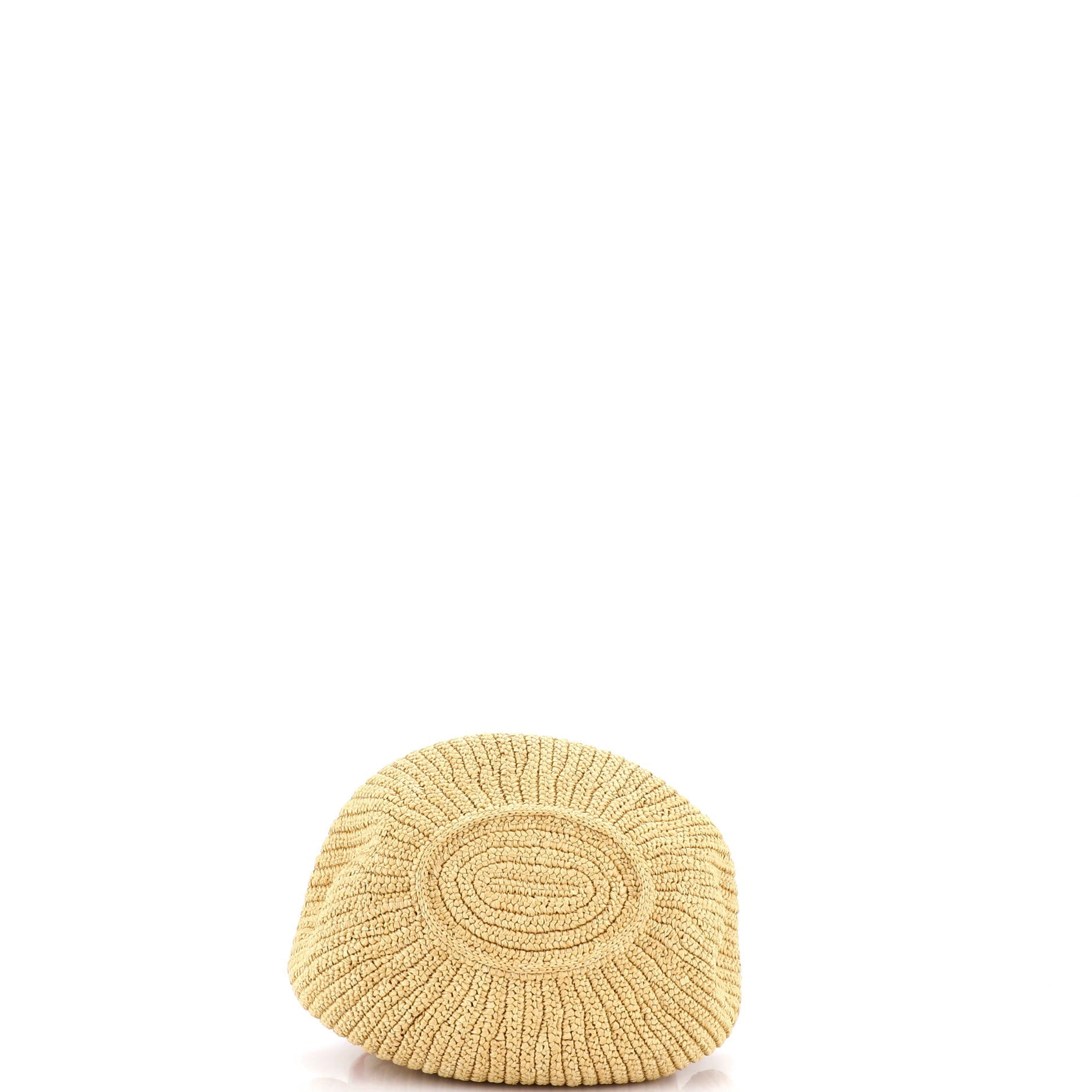 Basket Tote Crochet Raffia Small