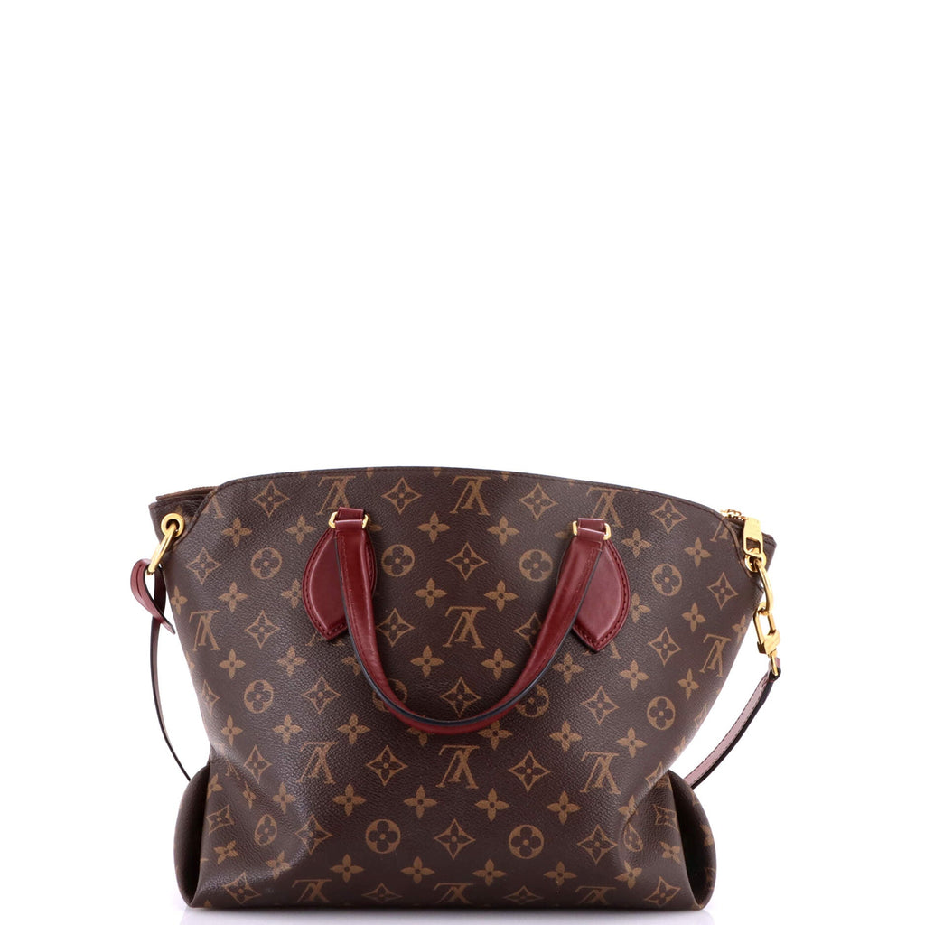 Flower Zipped Tote Monogram Canvas MM