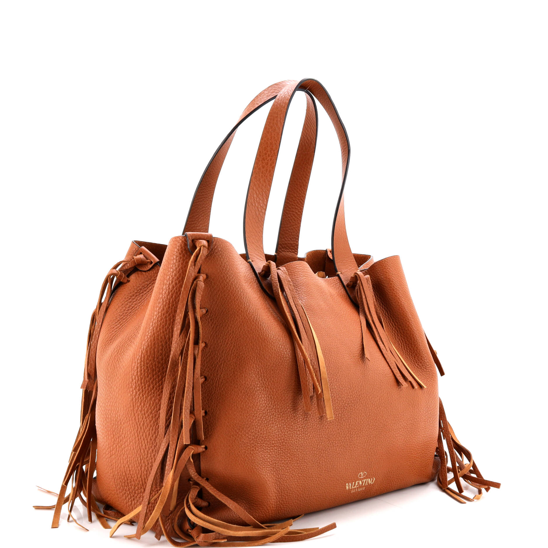 C-Rockee Fringe Tote Leather Medium
