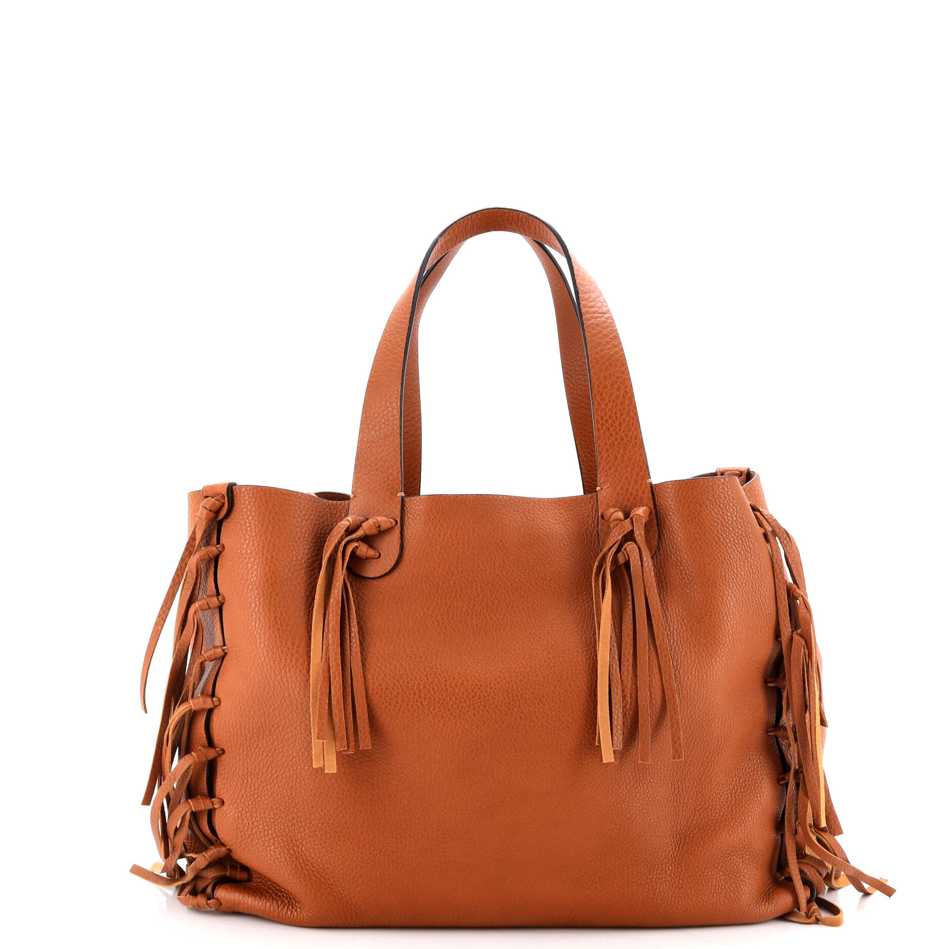 C-Rockee Fringe Tote Leather Medium