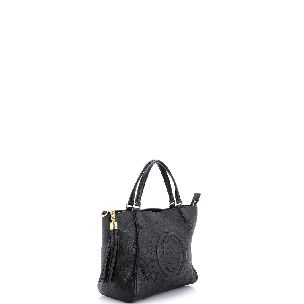 Soho Convertible Top Handle Bag Leather Small