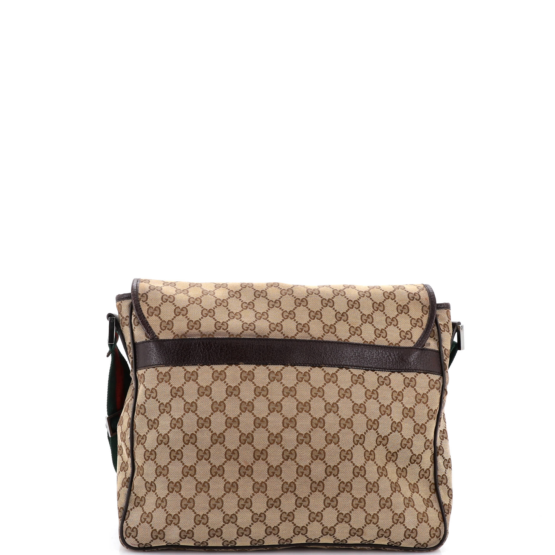 Web Strap Flap Messenger GG Canvas Medium