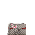 Dionysus Bag Blooms Print GG Coated Canvas Small