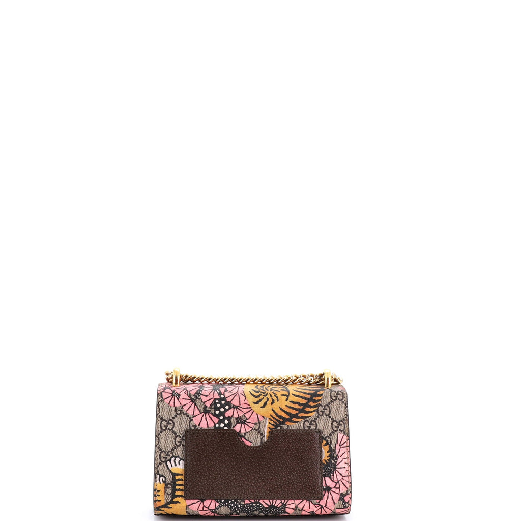 Padlock Shoulder Bag Bengal Print GG Coated Canvas Small
