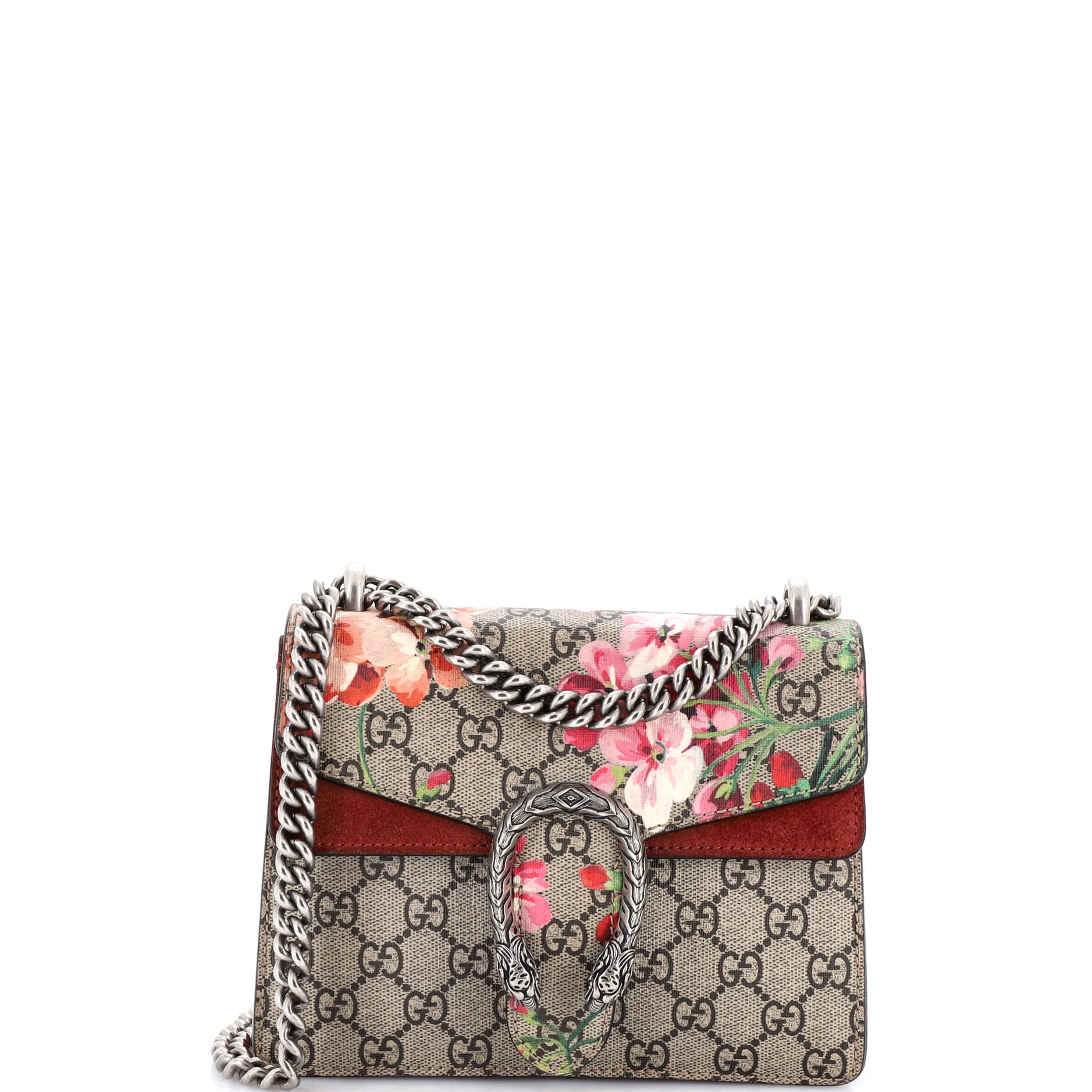 Dionysus Bag Blooms Print GG Coated Canvas Mini