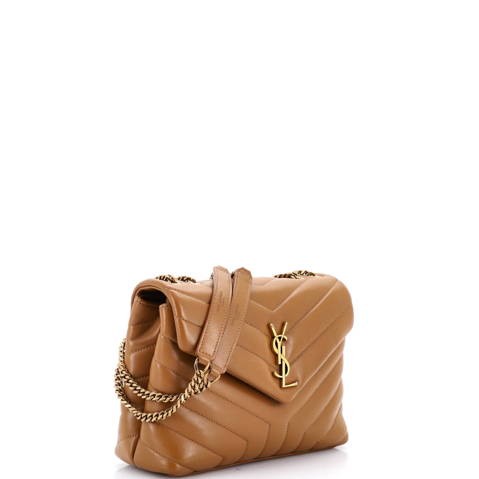 Loulou Shoulder Bag Matelasse Chevron Leather Small