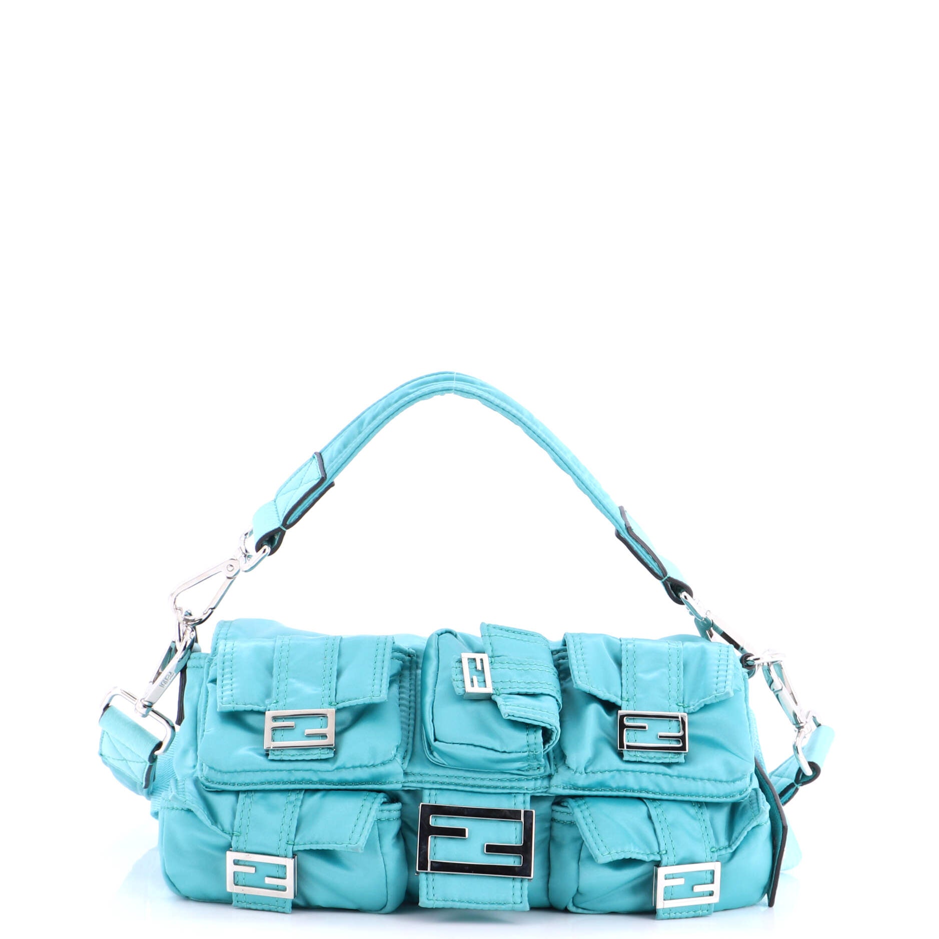 Multipocket Convertible Baguette Bag Nylon