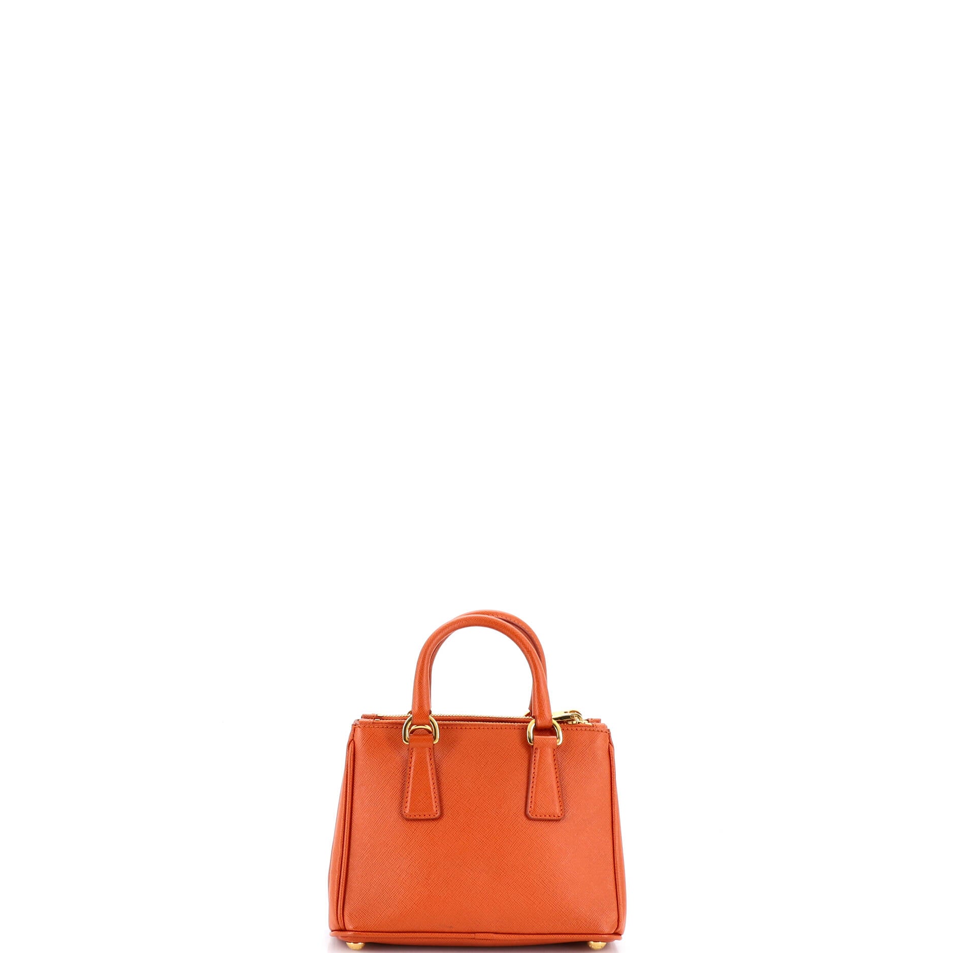 Galleria Double Zip Tote Saffiano Leather Mini