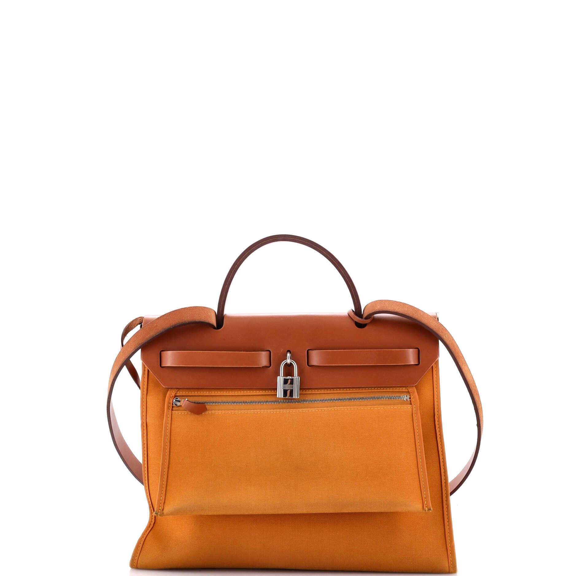 Herbag Zip Leather and Toile 31