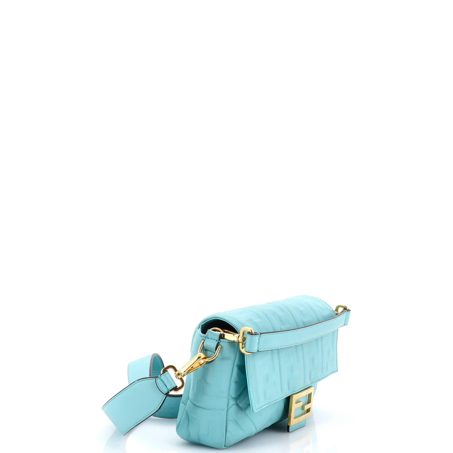 Baguette NM Bag Zucca Embossed Leather Medium