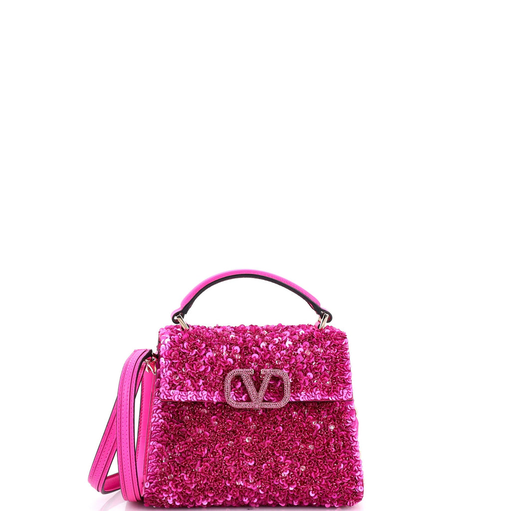 VSling Top Handle Bag Sequins Mini