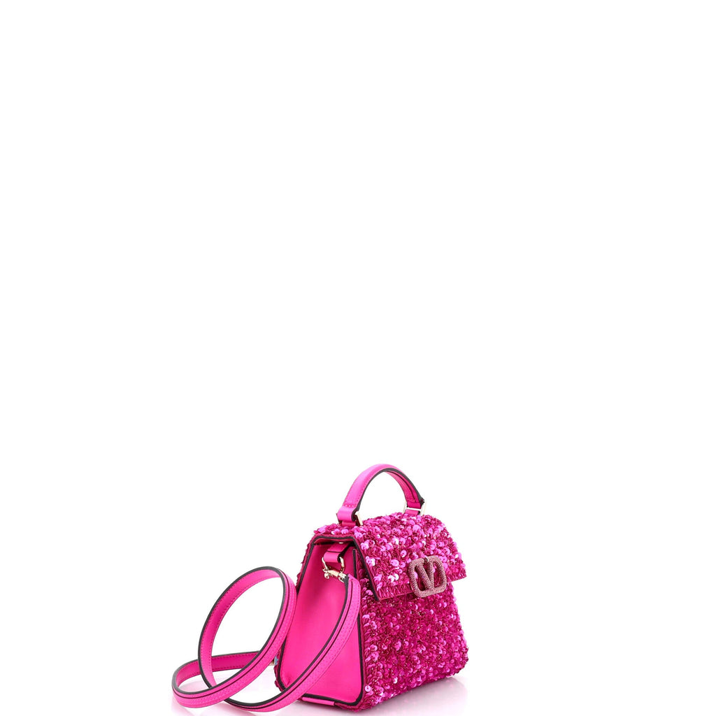 VSling Top Handle Bag Sequins Mini