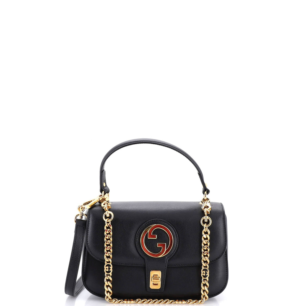 Blondie NM Chain Top Handle Bag Leather Small