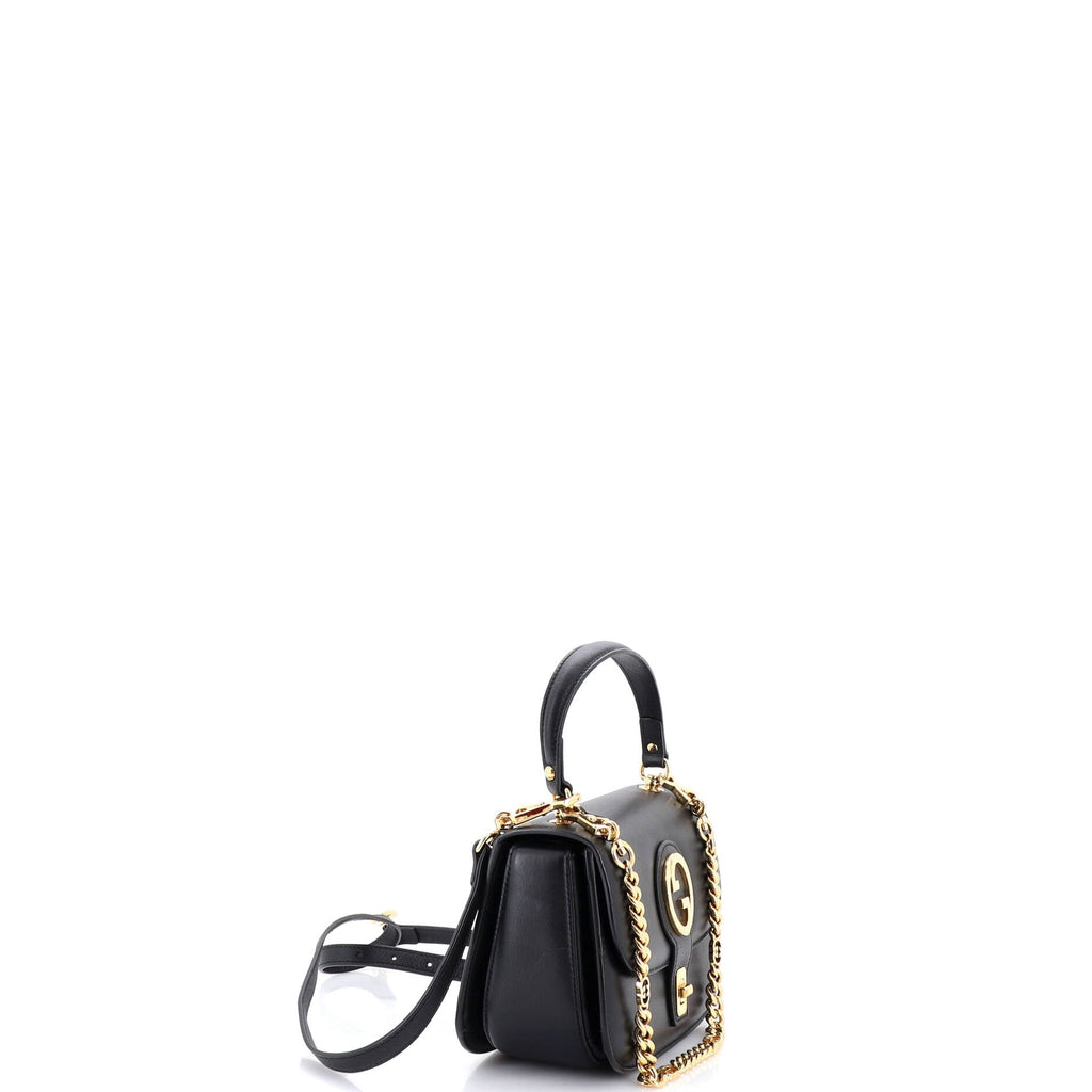 Blondie NM Chain Top Handle Bag Leather Small